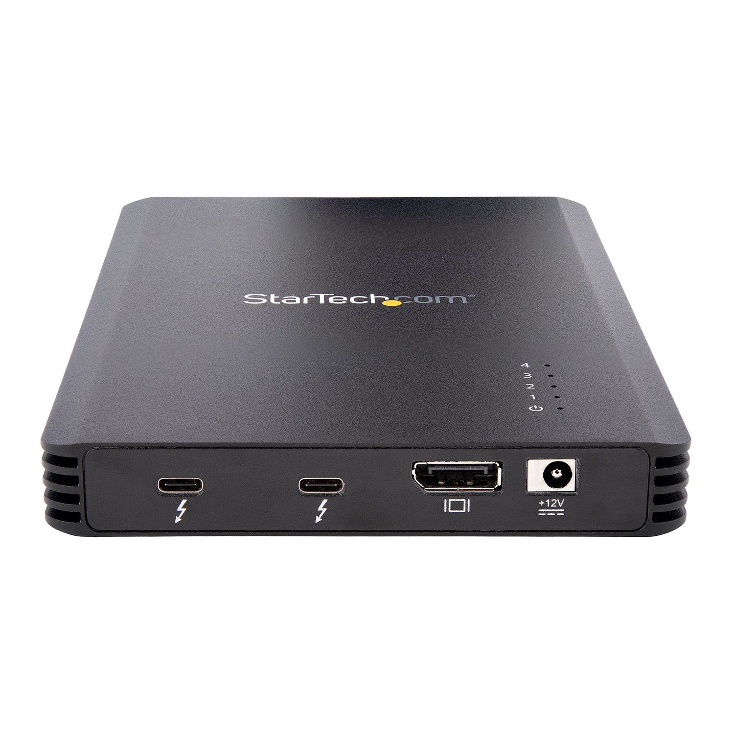 StarTech.com M2E4BTB3 Box Esterno Thunderbolt 3 per 4 SSD M.2 NVMe, 40Gbps, Alimentatore da 72W, Nero