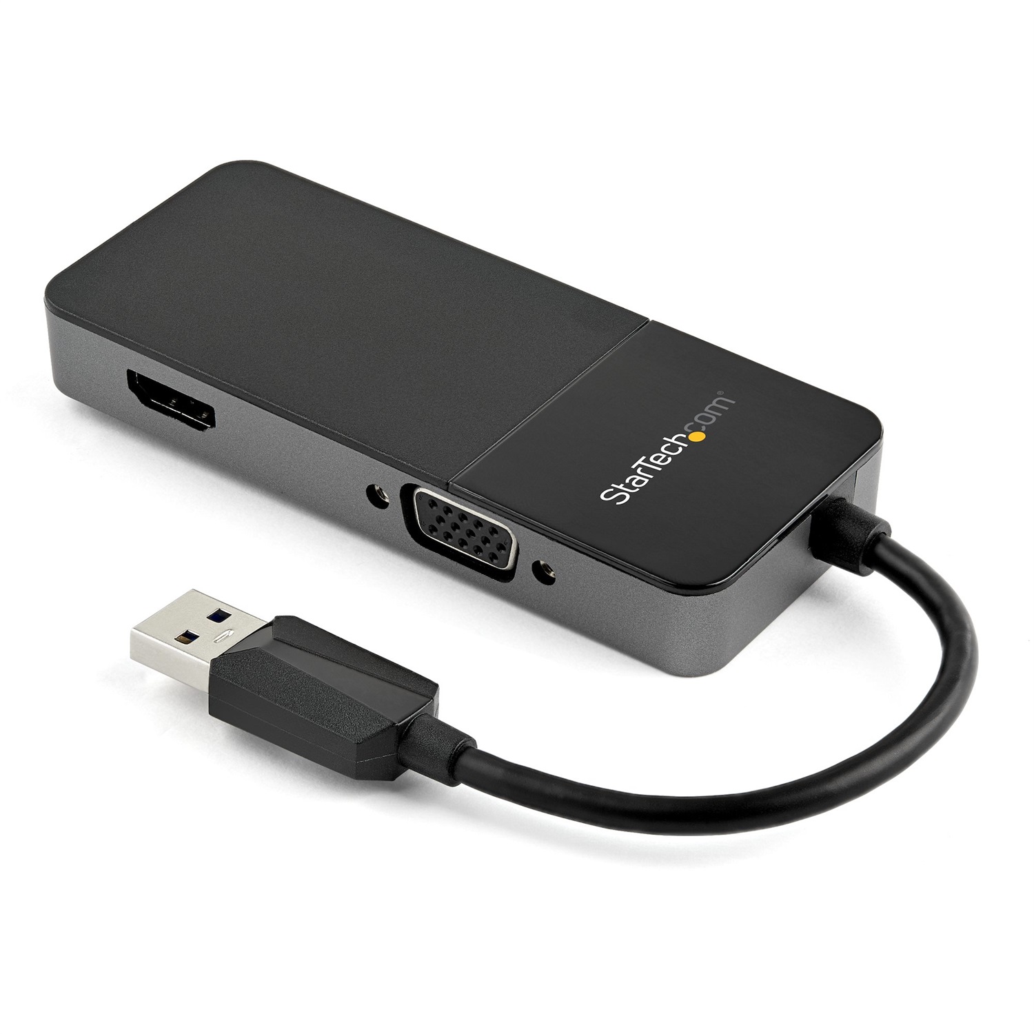StarTech.com Adattatore USB 3.0 a HDMI e VGA - Convertitore multiporta 4K/1080p USB Type-A per doppio monitor - Scheda video esterna - Dongle per 2 display