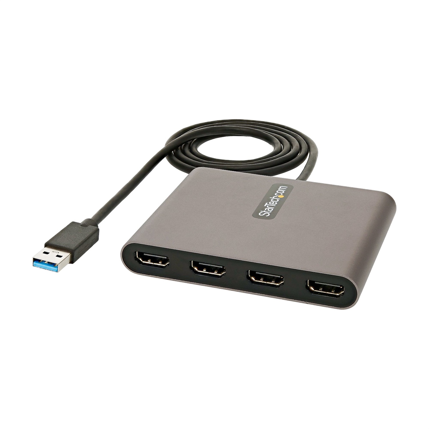 StarTech.com Adattatore USB-A a HDMI 1080p 60 Hz - 4 Porte HDMI - Multi Monitor Dongle Adapter - USB 3.2 Gen 1