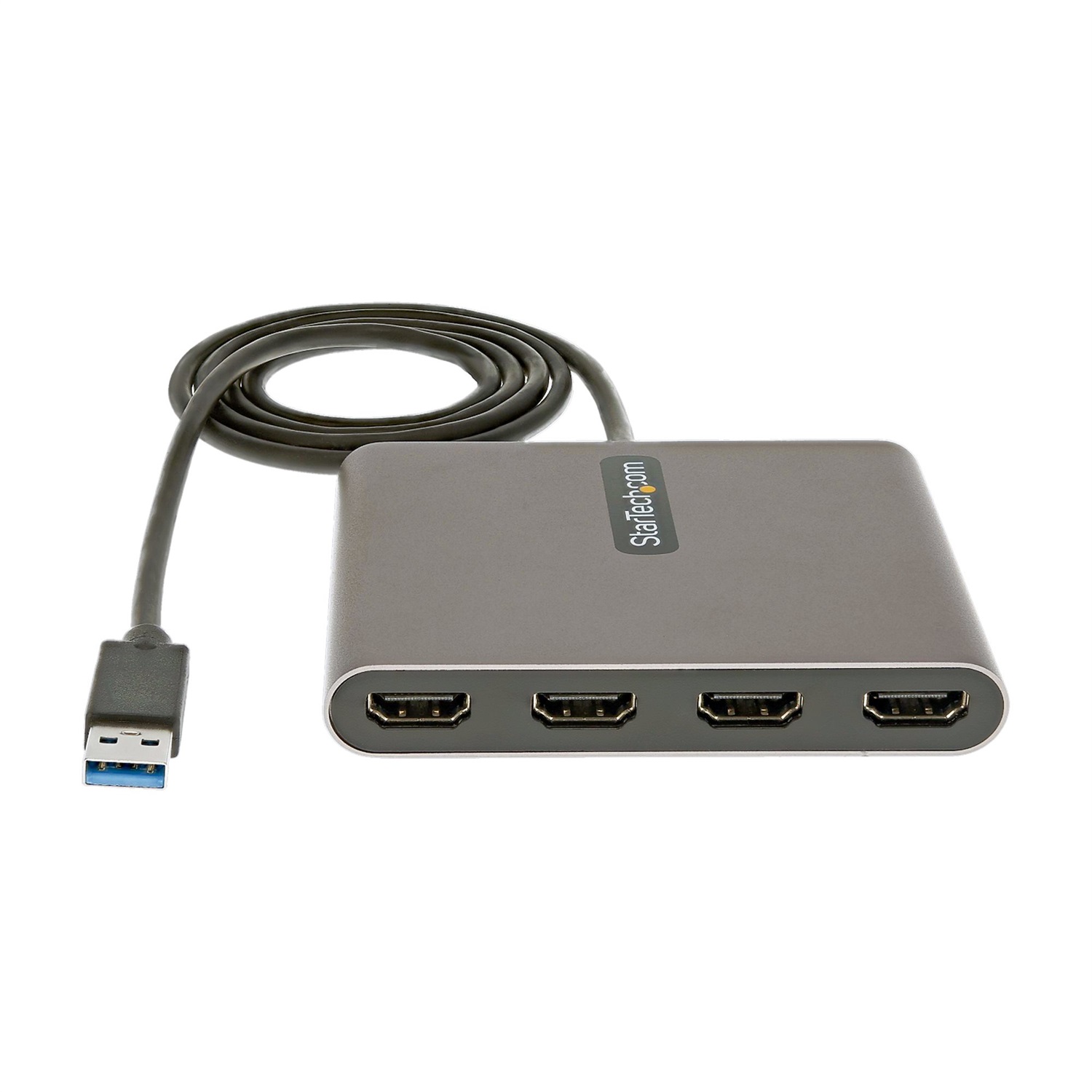 StarTech.com Adattatore USB-A a HDMI 1080p 60 Hz - 4 Porte HDMI - Multi Monitor Dongle Adapter - USB 3.2 Gen 1