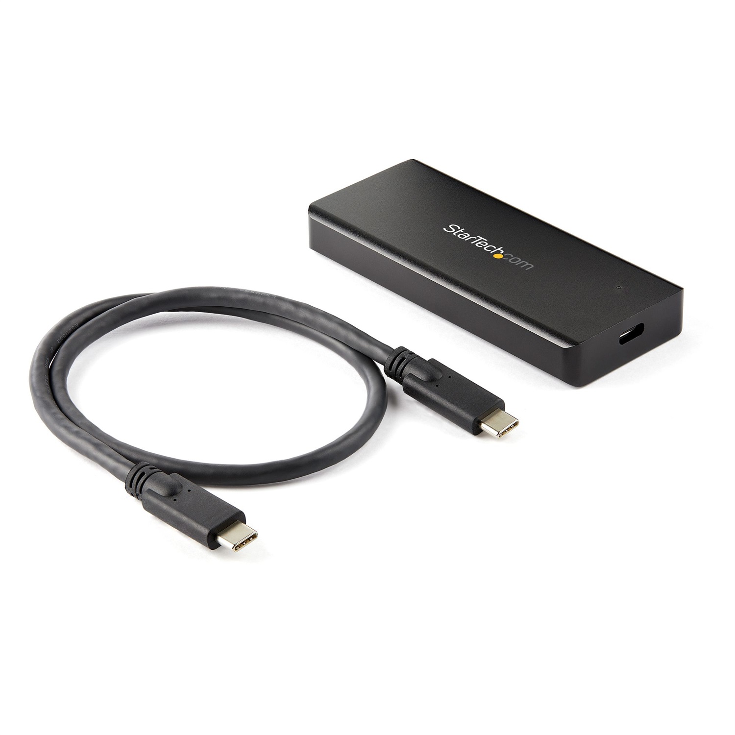 StarTech.com Box Esterno SSD PCIe M.2 NVMe USB-C 10 Gbps - Custodia in Alluminio Resistente IP67, Supporta 2230/2242/2260/2280, Compatibile Thunderbolt 3