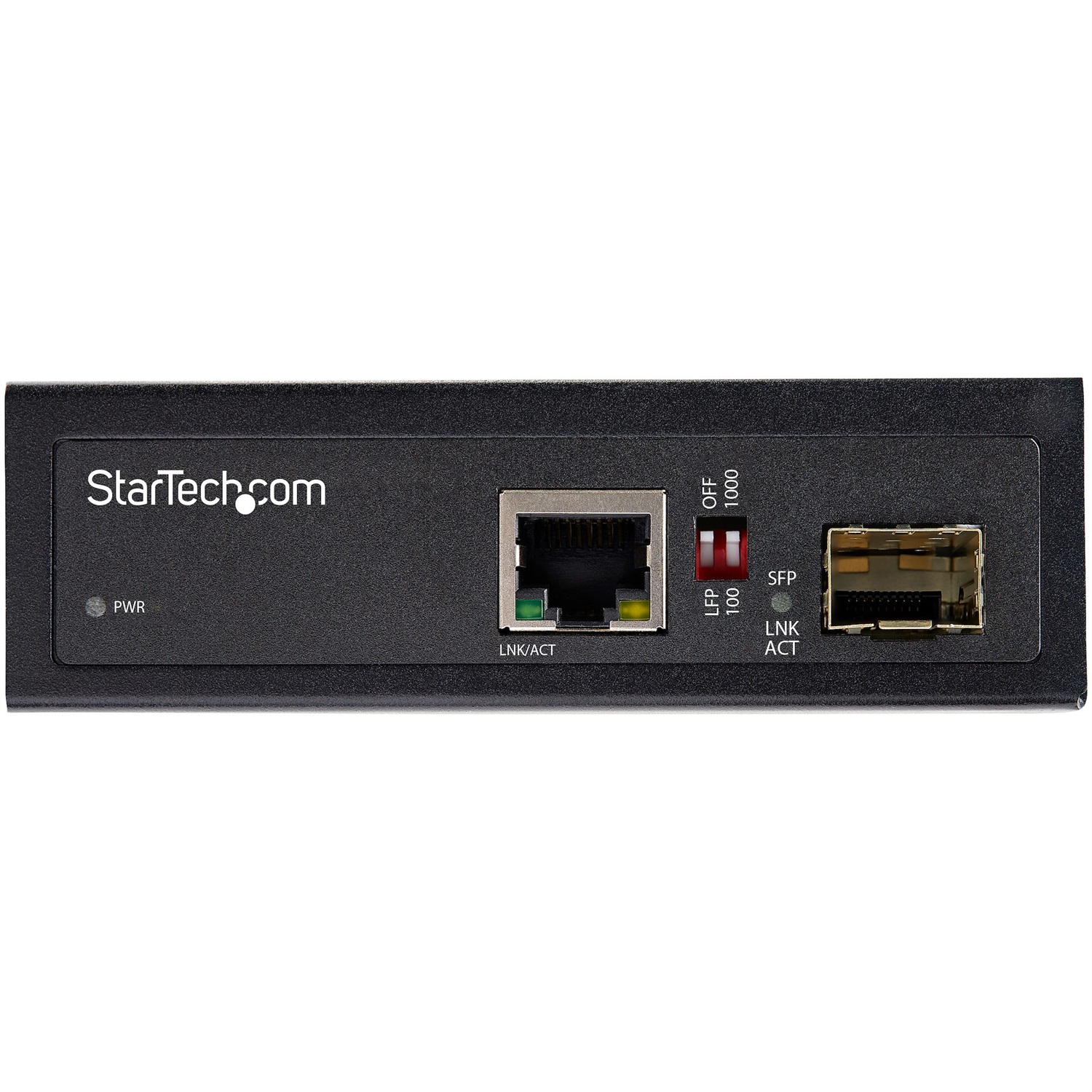 StarTech.com Media Converter Fibra Ottica a Ethernet - Convertitore Industriale da Fibra a Rame - 1Gbps SFP a RJ45/Cat6 - IP-30 - Velocità Massima 1000 Mbit/s - Standard IEEE 802.3