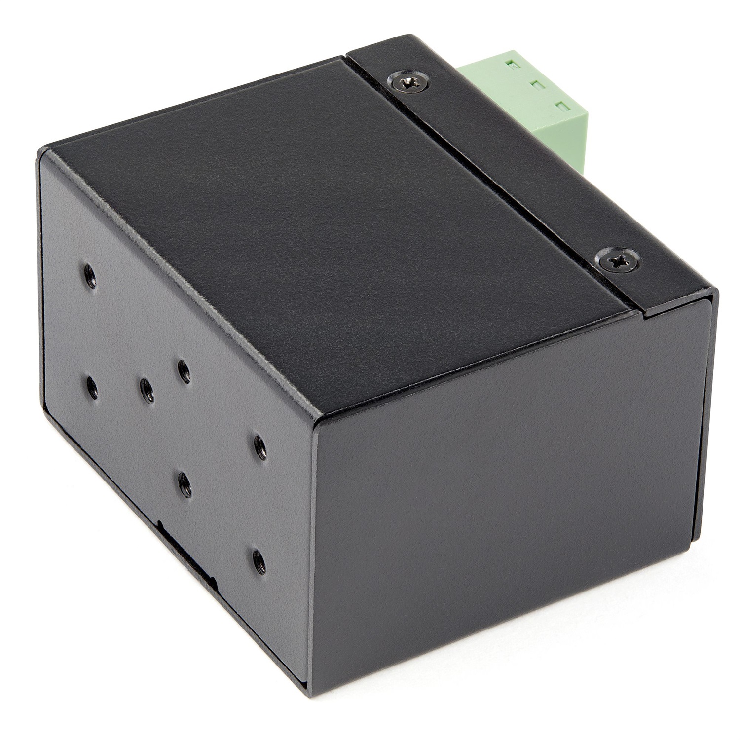 StarTech.com Media Converter Fibra Ottica a Ethernet - Convertitore Industriale 100 Mbps SFP a RJ45/Cat6 - Fibra Monomodale/Multimodale - Alimentazione 12-56V DC - IP-30