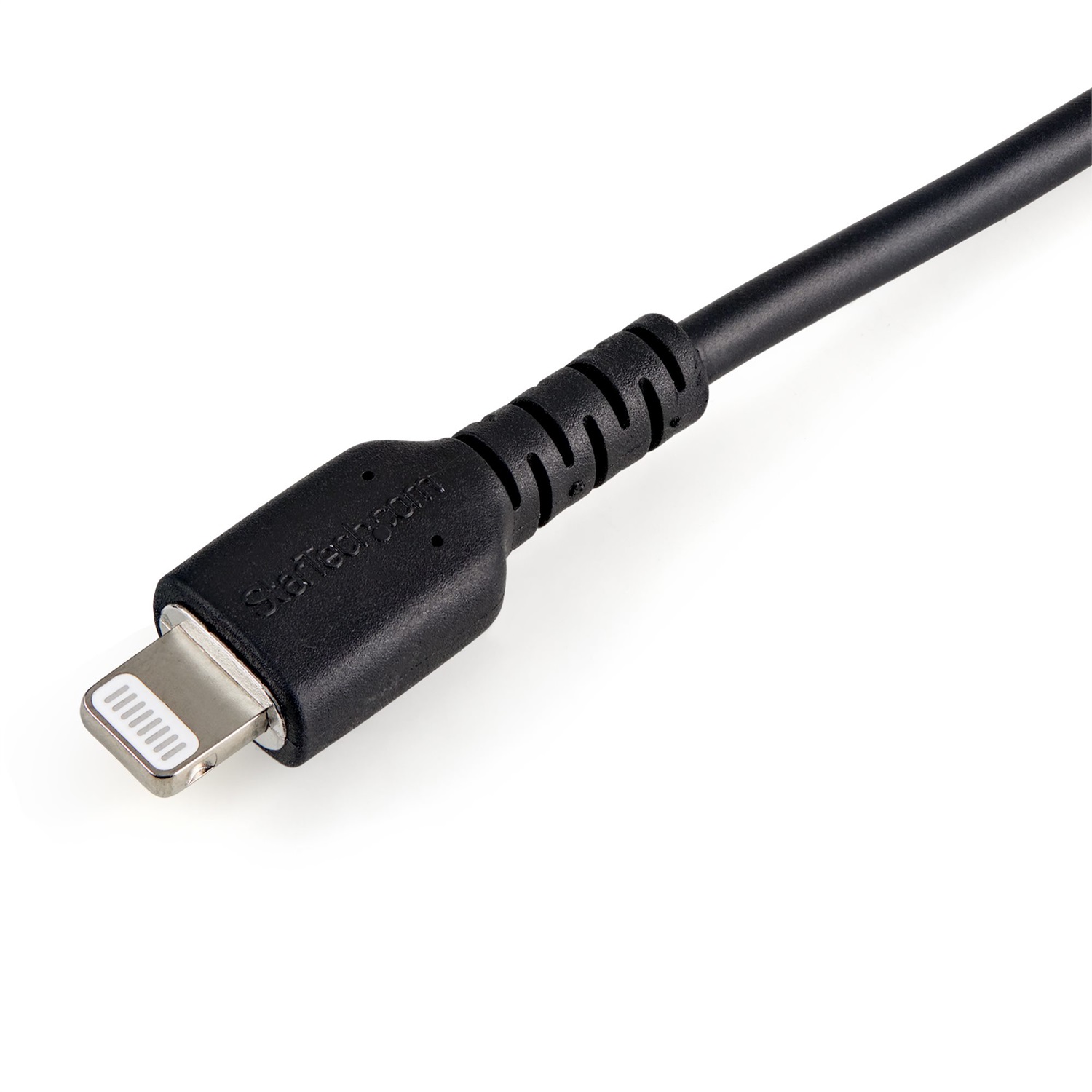StarTech.com Cavo USB-A a Lightning 15cm Nero - Cavo di Alimentazione/Sincronizzazione Robusto in Fibra Aramidica Certificato Apple MFi per iPad/iPhone 12