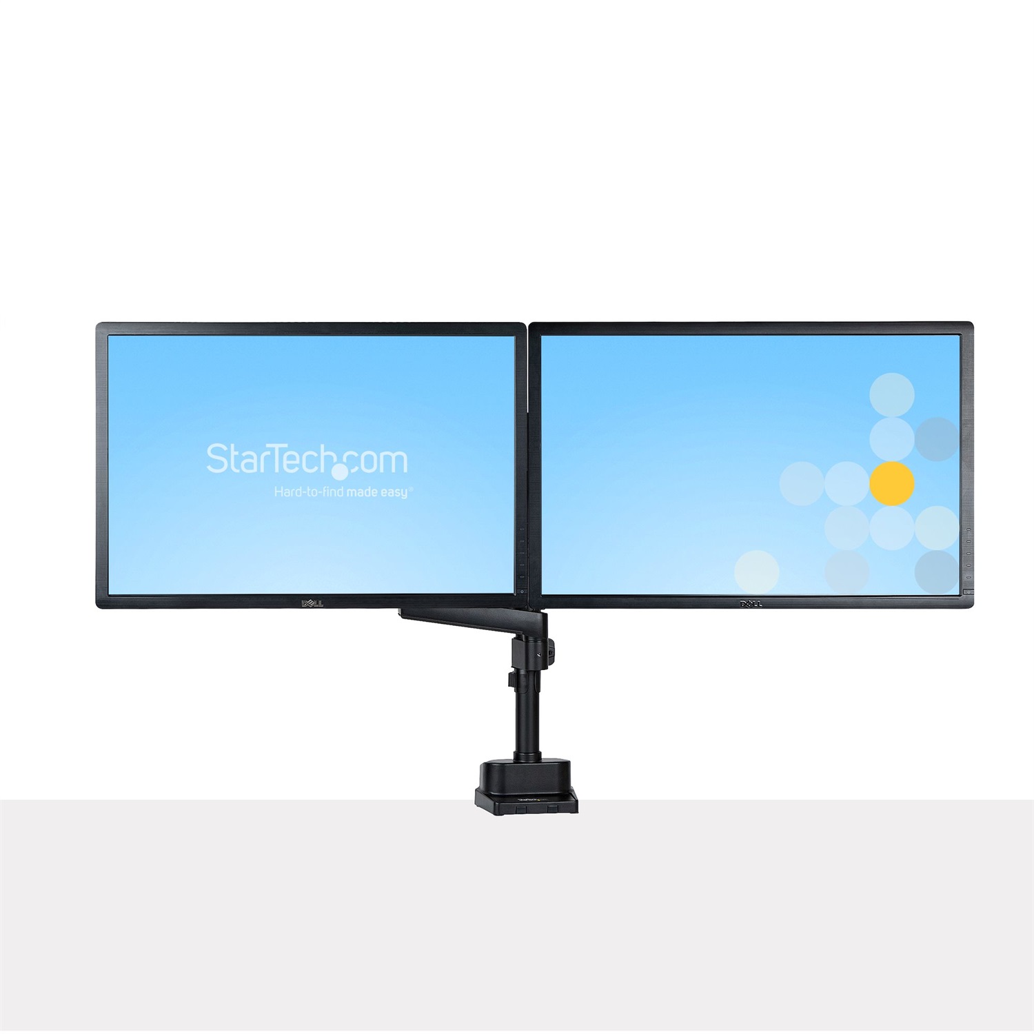 StarTech.com Supporto Doppio Monitor ARMDUALPIVOT - Braccio Snodato per 2 Monitor VESA fino a 32