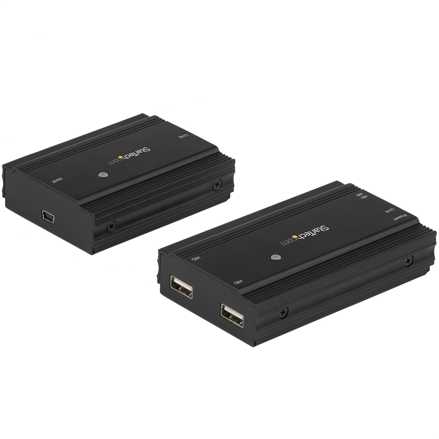 StarTech.com Extender USB 2.0 a 4 porte - Estensore Ethernet multiporta via CAT5/CAT6 fino a 100m - Hub USB Extender compatibile RJ45 - Kit Prolunga alimentato - 480 Mbps