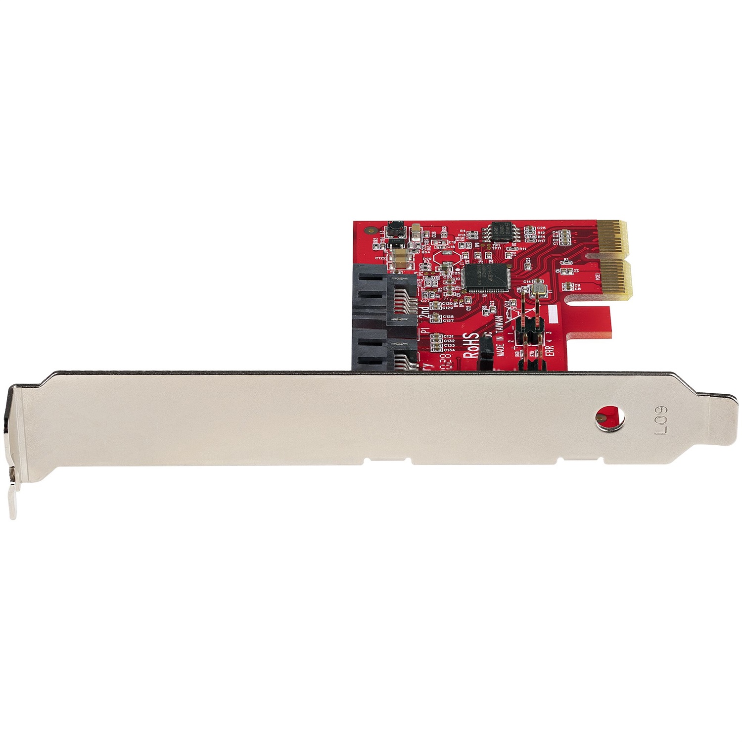 StarTech.com Scheda di Espansione PCIe SATA 2 Porte 6Gbps - Profilo Alto/Basso - Controller RAID SATA ASM1062R - Adattatore PCI Express/SATA