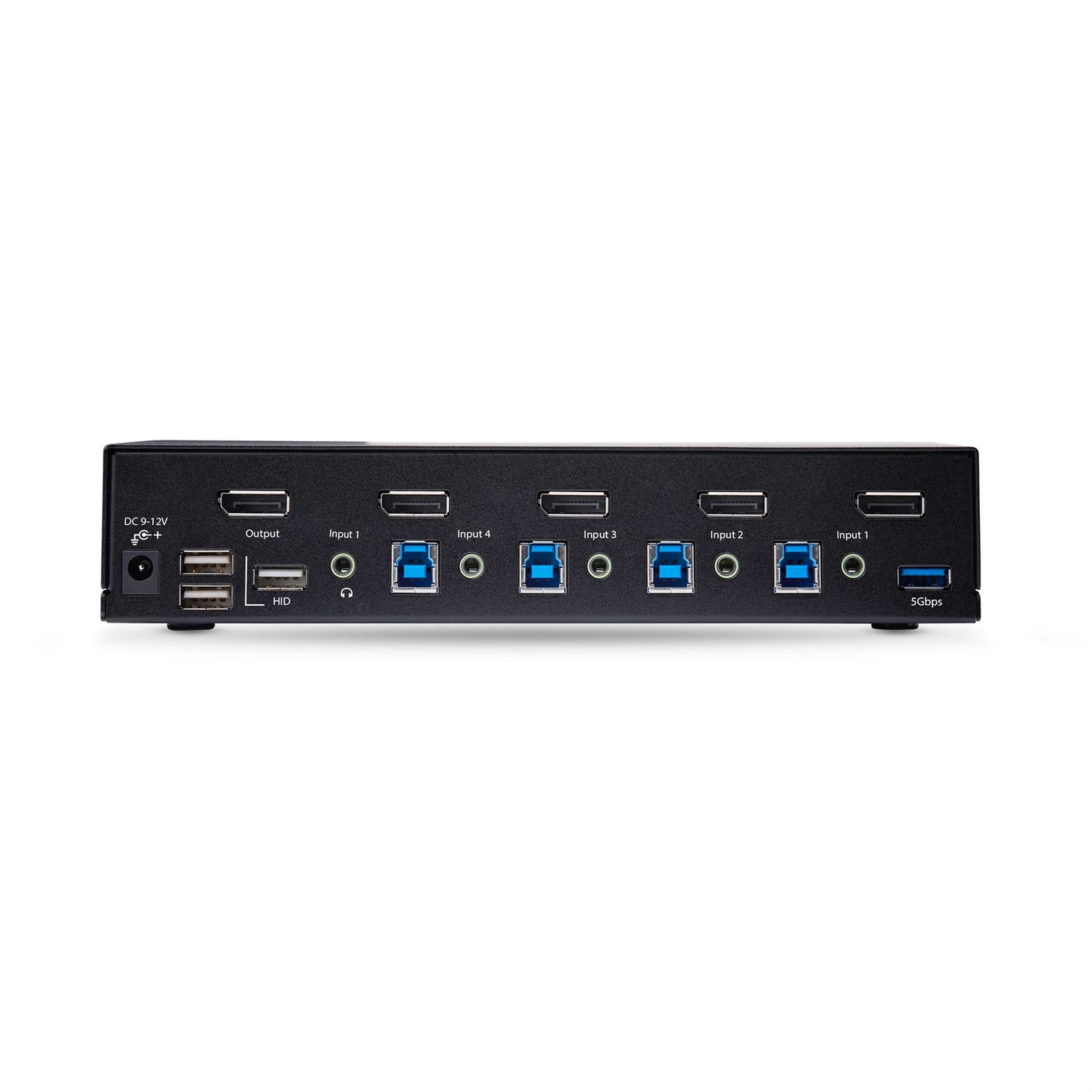 StarTech.com KVM Switch DisplayPort a 4 porte - 8K 60Hz / 4K 144Hz, Display singolo, DP 1.4, 2x USB 3.0, 4x USB 2.0 HID, Commutazione con pulsanti e tasti di scelta rapida, Conforme TAA