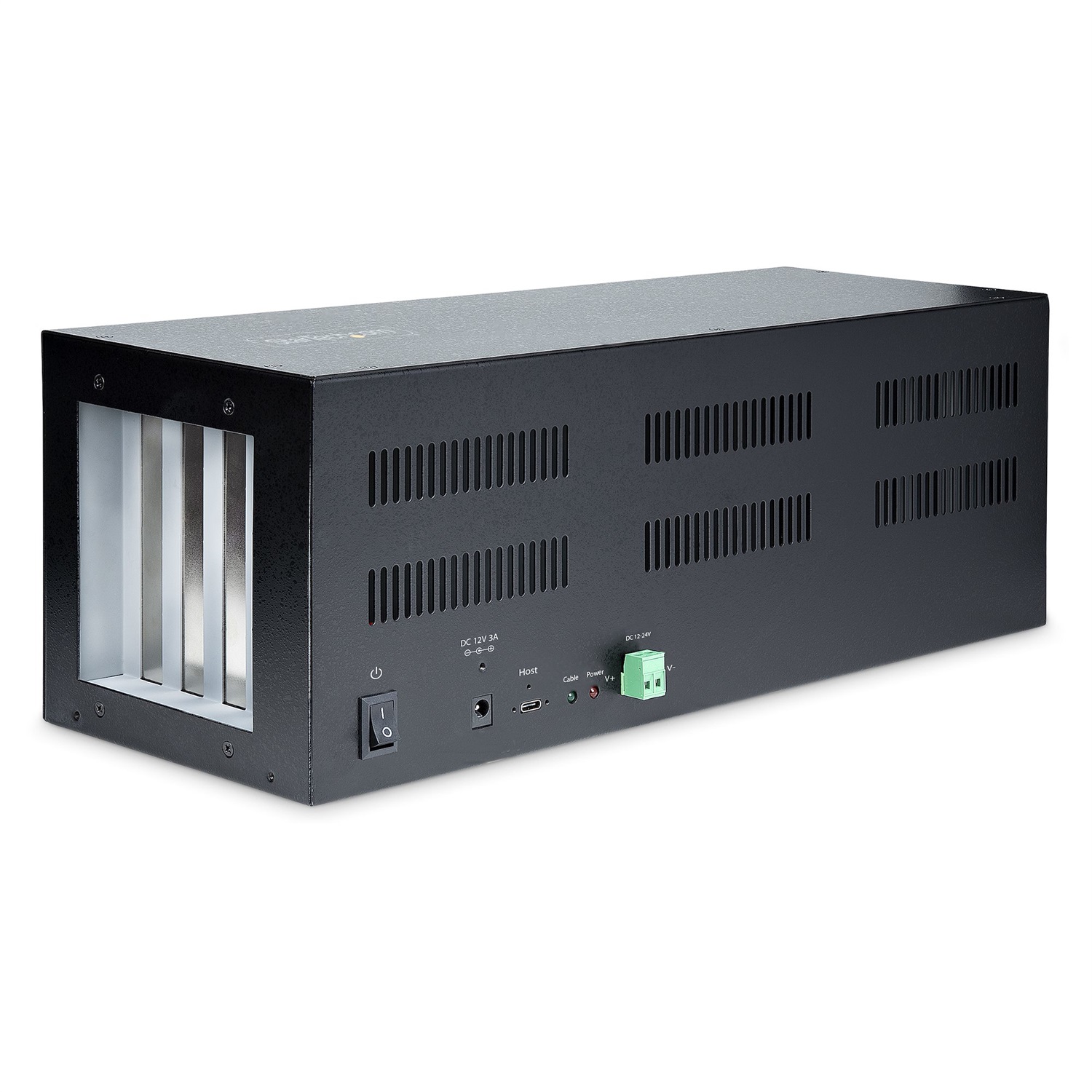 StarTech.com Chassis di Espansione PCIe a 4 Slot con Scheda Host PCIe 2.0 x2 - Interfaccia USB tipo-C, Velocità 10Gbps per Desktop/Server
