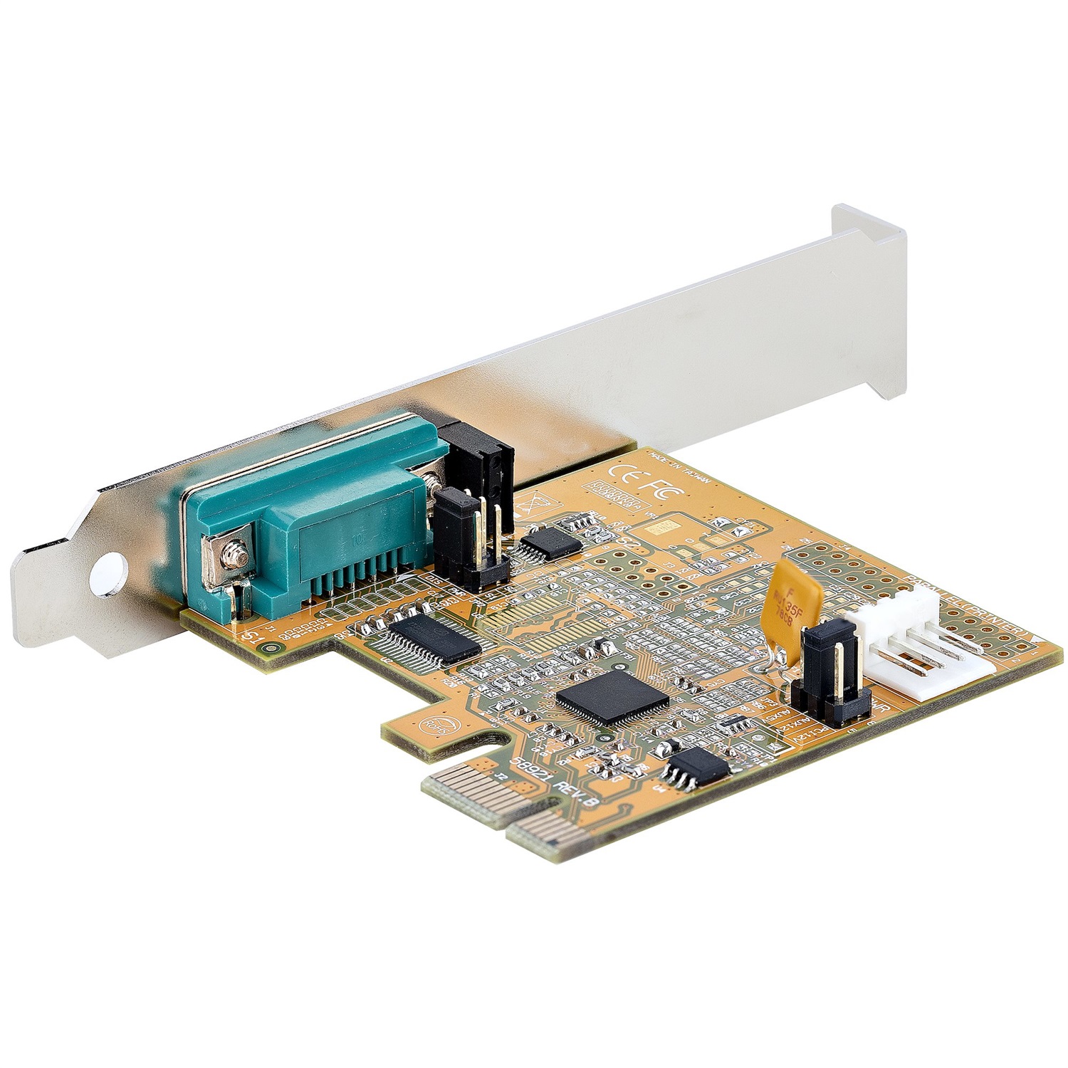 StarTech.com Scheda Seriale PCI Express a 1 Porta - Interfaccia Serial RS232 (DB9) con 16C1050 UART, Ritenzione COM, Staffe Standard o Basso Profilo, Compatibile con Windows e Linux