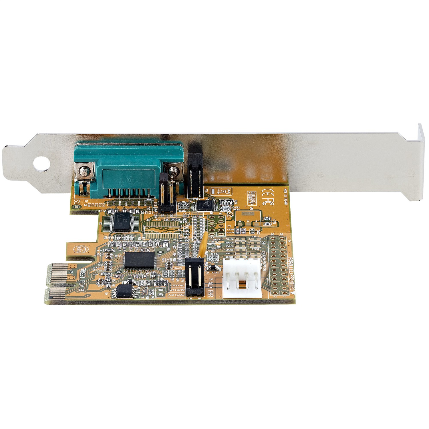 StarTech.com Scheda Seriale PCI Express a 1 Porta - Interfaccia Serial RS232 (DB9) con 16C1050 UART, Ritenzione COM, Staffe Standard o Basso Profilo, Compatibile con Windows e Linux