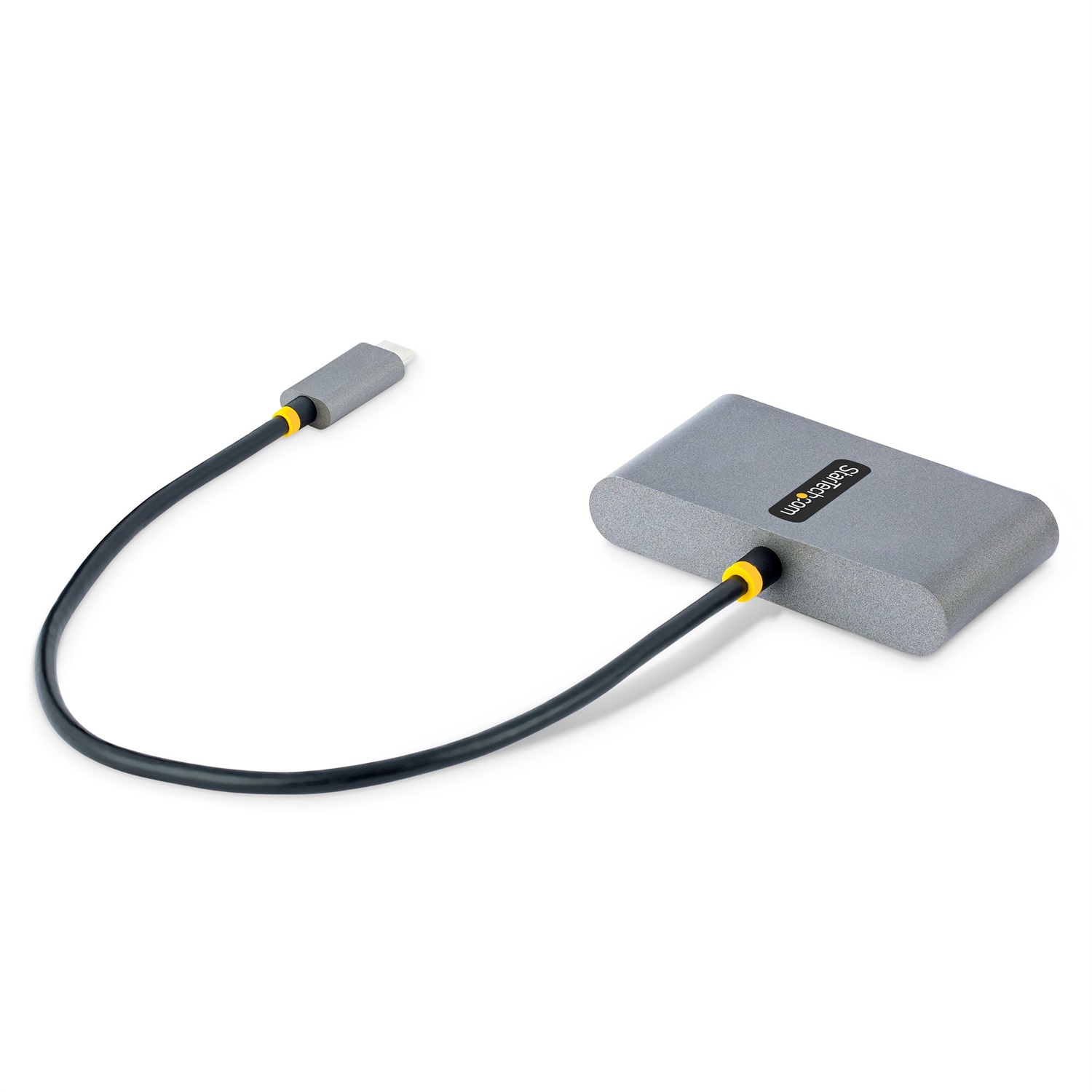 StarTech.com Hub USB-C a 4 porte con 100W Power Delivery Pass-Through - Adattatore USB-C con 2x USB-A e 2x USB-C - Velocità USB 3.0 fino a 5Gbps - Cavo lungo 30cm - Hub portatile USB Type-C