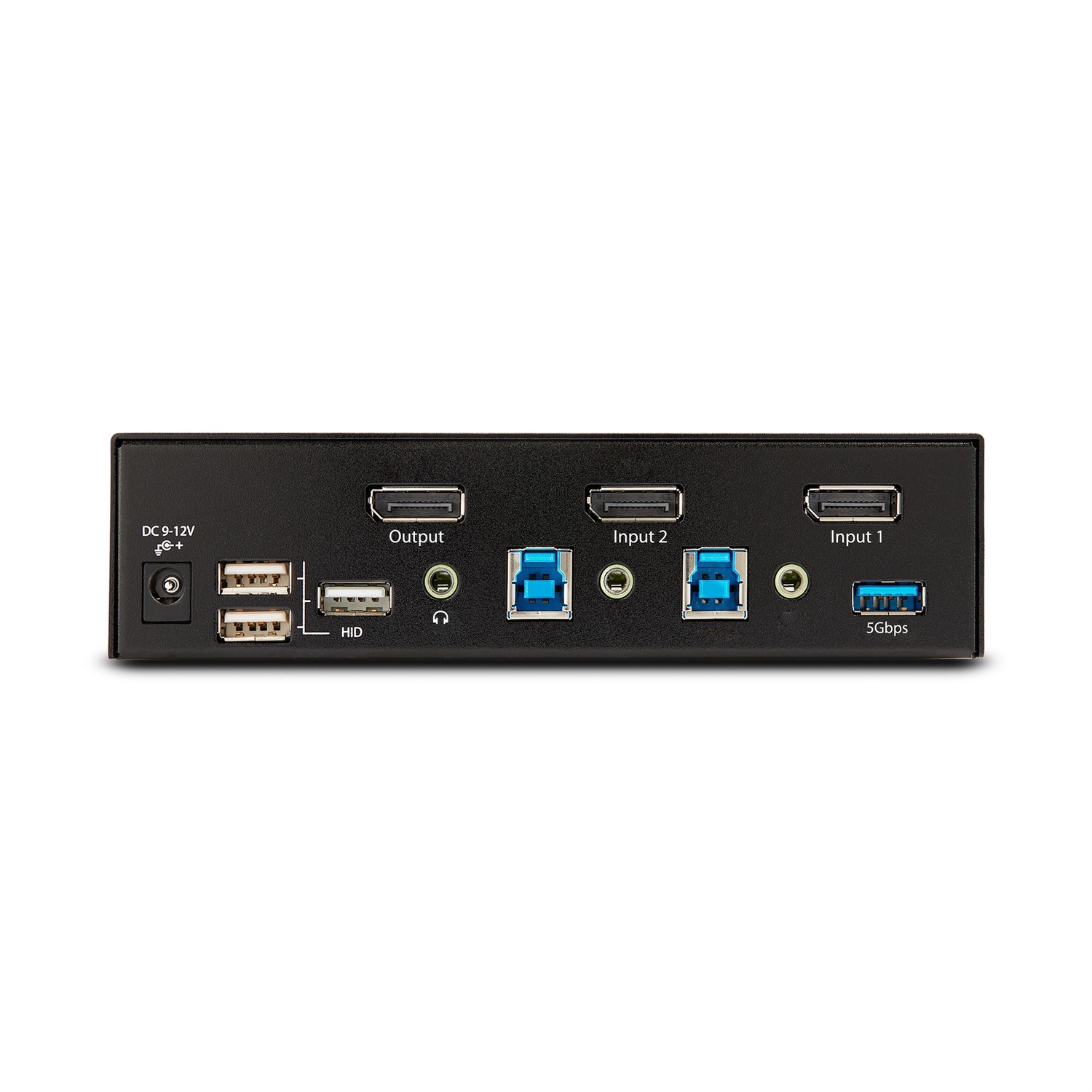 StarTech.com KVM Switch DisplayPort a 2 porte, Display singolo 8K 60Hz / 4K 144Hz, DP 1.4, 2 porte USB 3.0, 4 porte USB 2.0 HID, Commutazione con hot keys, Conforme TAA, Case in metallo