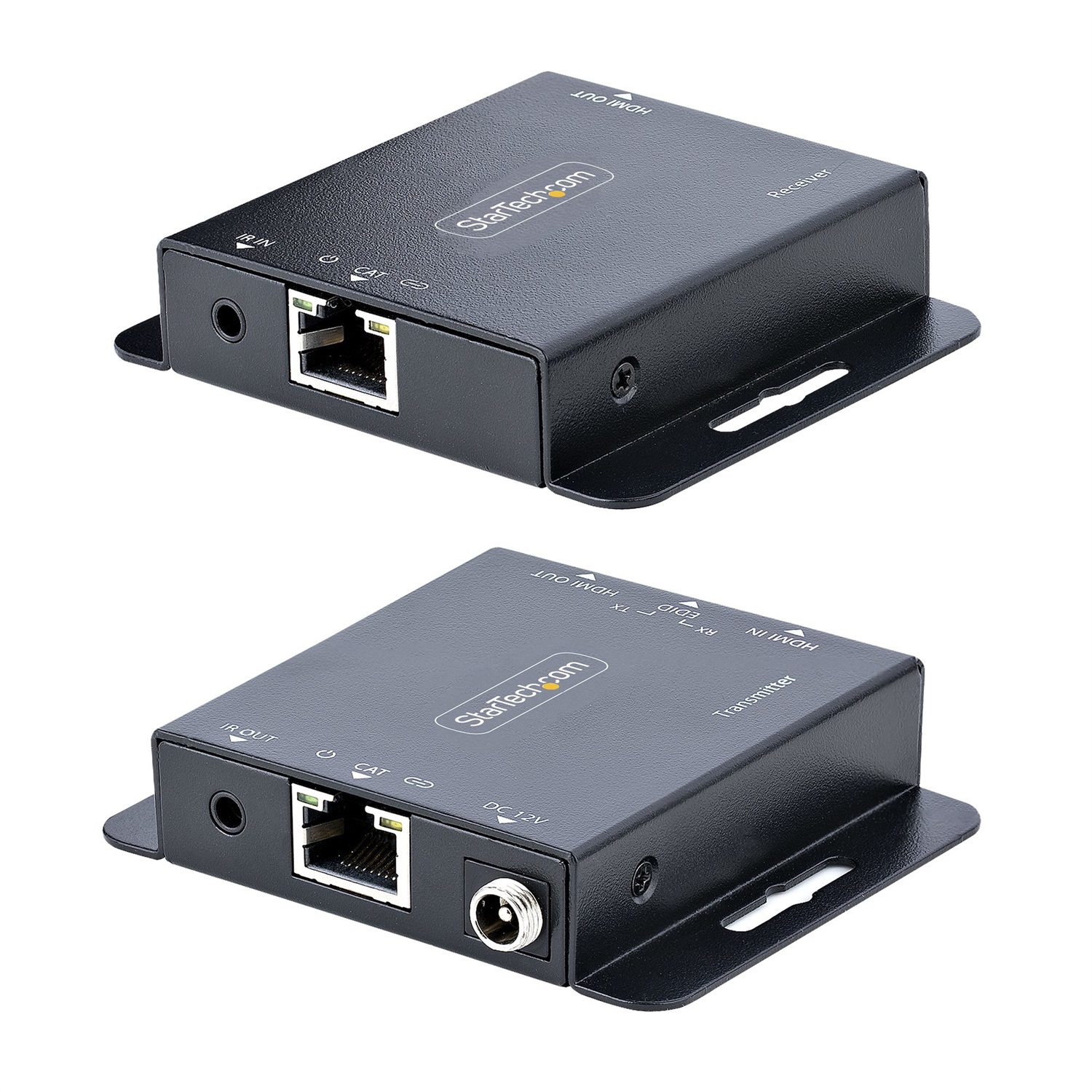 StarTech.com Extender HDMI 4K 30Hz su Ethernet CAT6/CAT5 - Kit Trasmettitore e Ricevitore con Telecomando IR, Distanza fino a 40m per 4K o 70m per 1080p, Modello EXTEND-HDMI-4K40C6P1