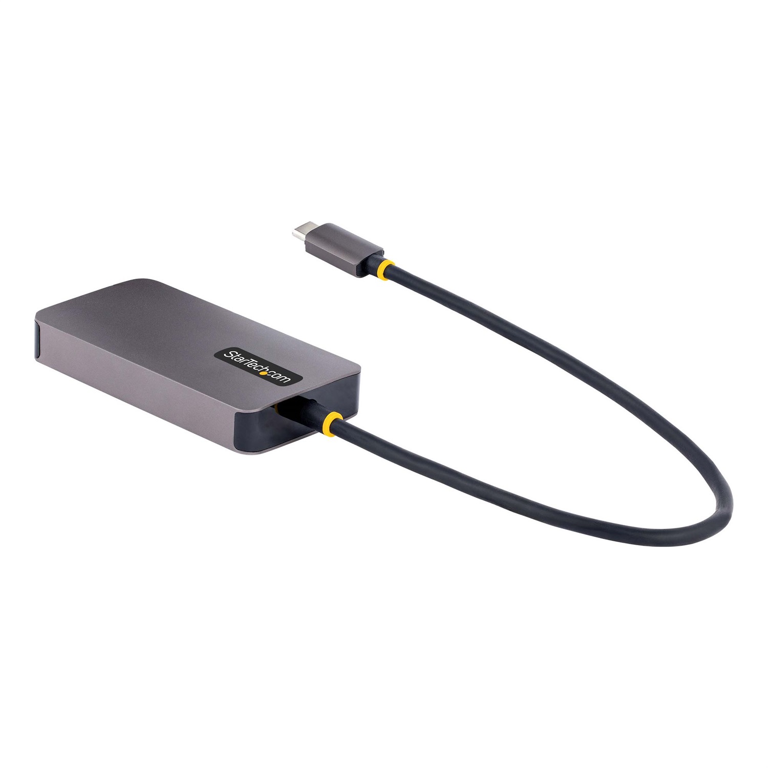 StarTech.com Adattatore USB C a HDMI, DVI e VGA - Multiporta fino a 4K 60Hz, Compatibile con Thunderbolt 3 e 4, in Alluminio - Modello 118-USBC-HDMI-VGADVI