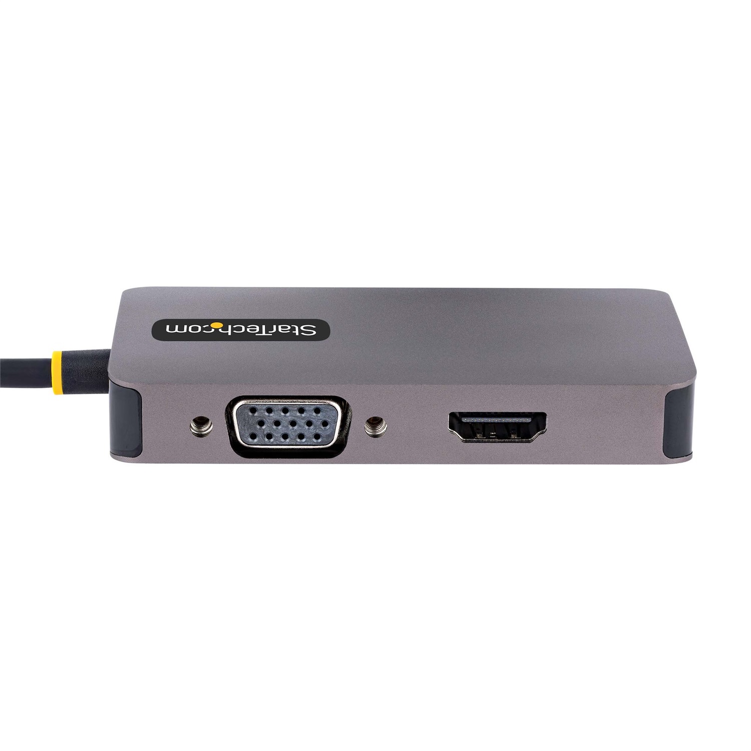 StarTech.com Adattatore USB C a HDMI, DVI e VGA - Multiporta fino a 4K 60Hz, Compatibile con Thunderbolt 3 e 4, in Alluminio - Modello 118-USBC-HDMI-VGADVI