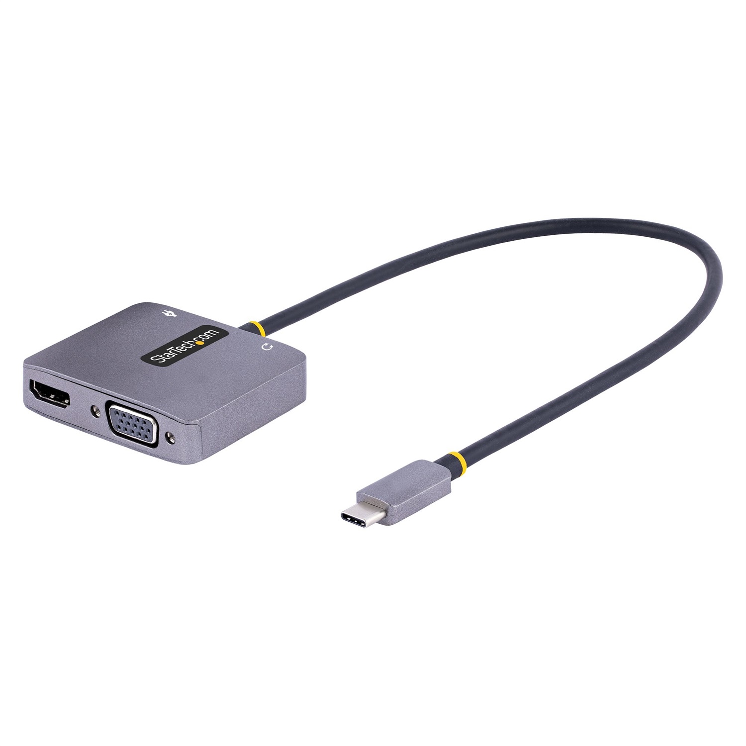 StarTech.com Adattatore USB-C a HDMI/VGA Multiporta 4K 60Hz HDR con Uscita Audio da 3,5 mm - Compatibile Thunderbolt 3 e 4