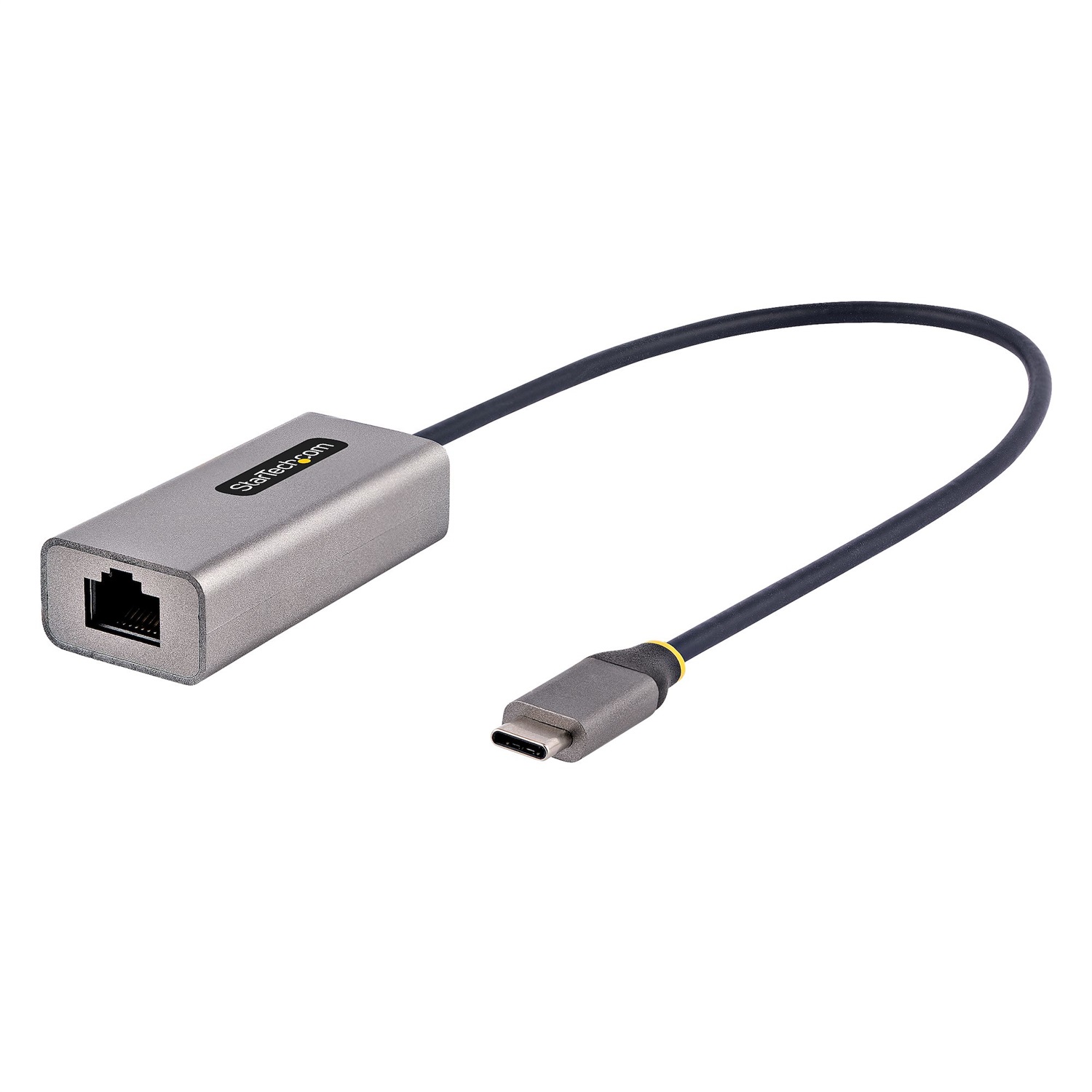 StarTech.com Adattatore Ethernet USB-C - Convertitore da USB-C a RJ45 Ethernet Gigabit, Cavo Integrato da 30 cm, 10/100/1000 Mbps, Installazione Senza Driver, Compatibile con Windows/macOS/Linux