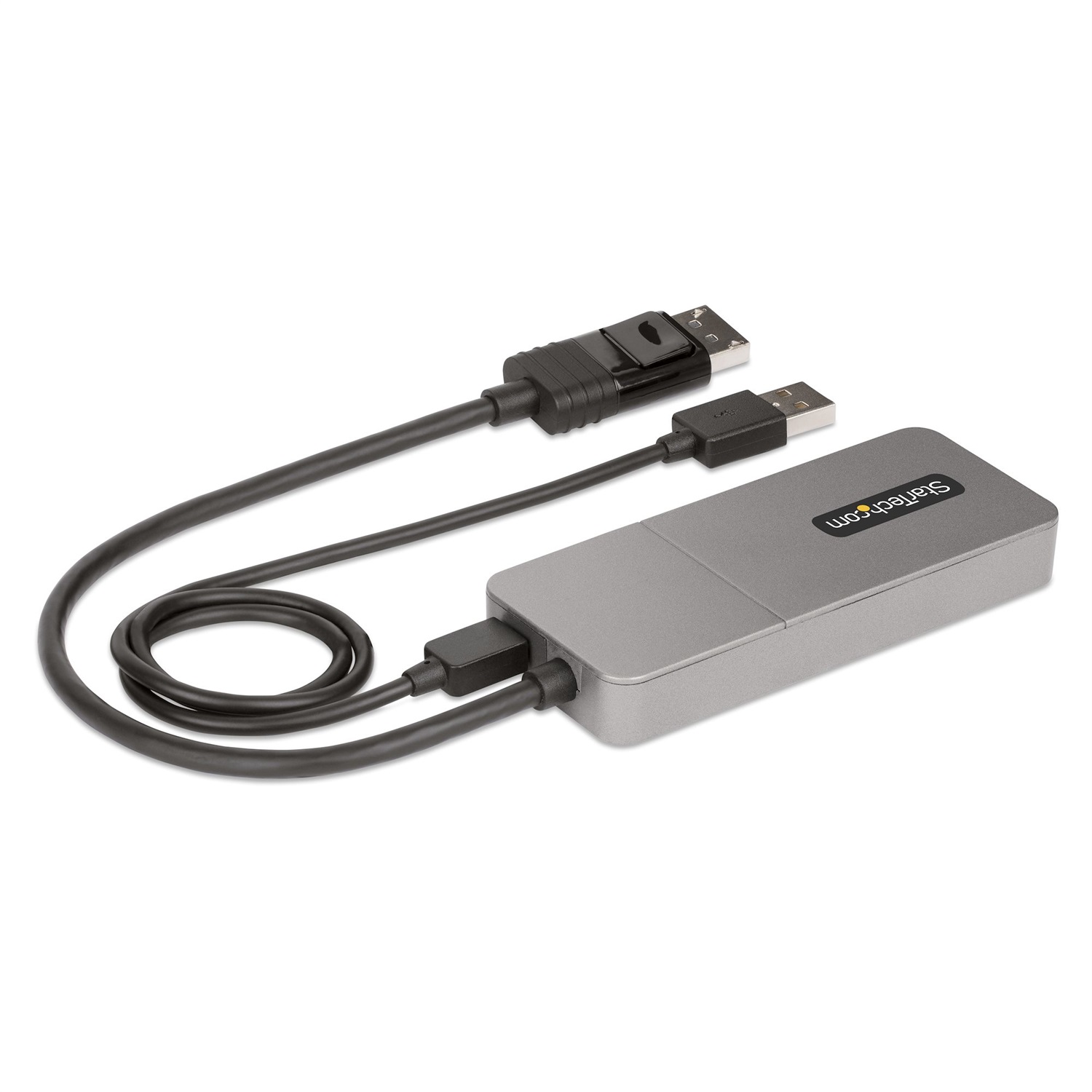 StarTech.com Adattatore DP HDMI a 3 Porte - Hub MST DisplayPort a HDMI 4K 60Hz - Convertitore DP 1.4 - Splitter HDMI con Cavo Integrato da 30cm - Alimentato da USB - Solo Windows