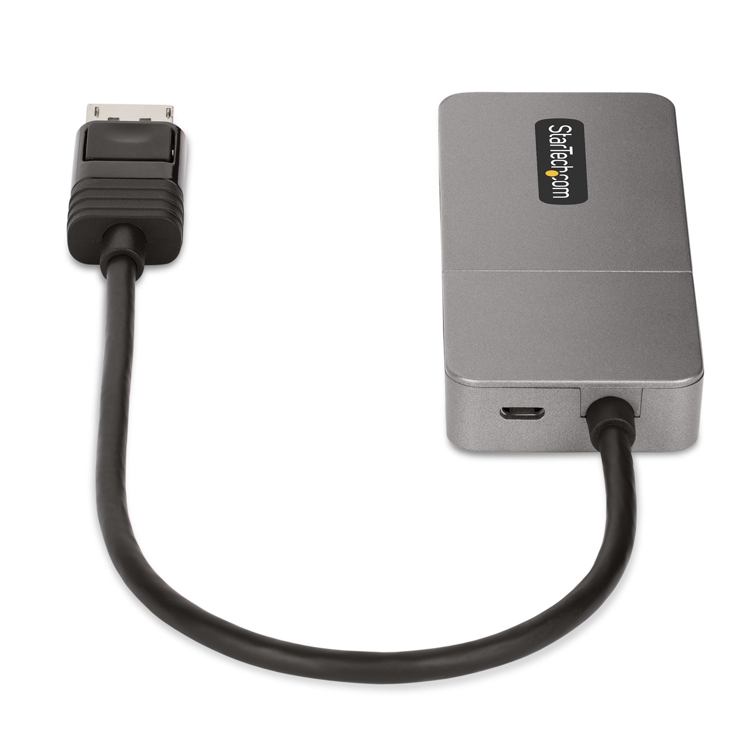 StarTech.com Adattatore DP HDMI a 3 Porte - Hub MST DisplayPort a HDMI 4K 60Hz - Convertitore DP 1.4 - Splitter HDMI con Cavo Integrato da 30cm - Alimentato da USB - Solo Windows