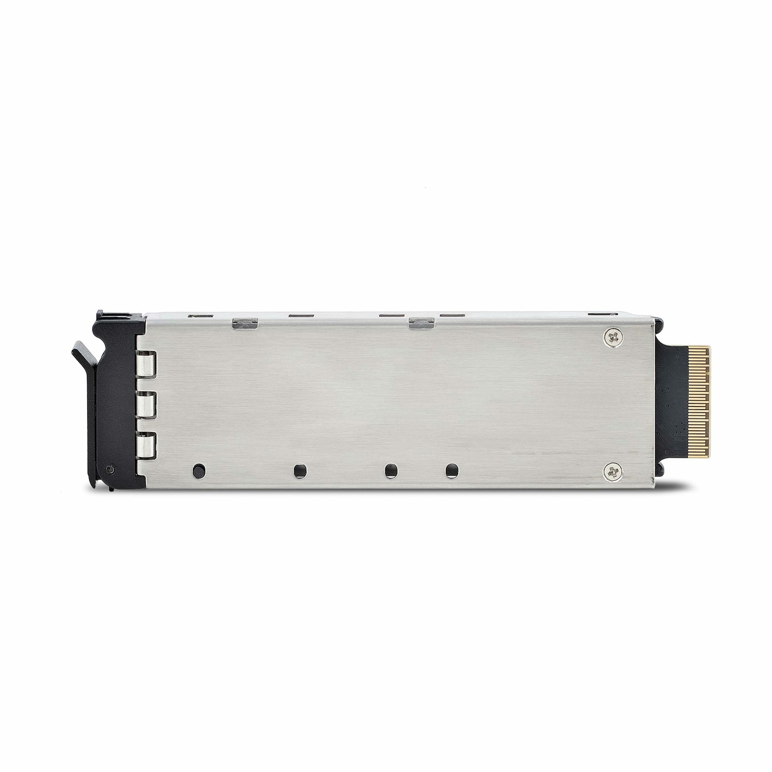 StarTech.com Vassoio per unità SSD M.2 NVMe - Supporto per disco aggiuntivo sostituibile a caldo, PCI Express 4.0, 64 Gbit/s, 34 mm, Nero e Argento