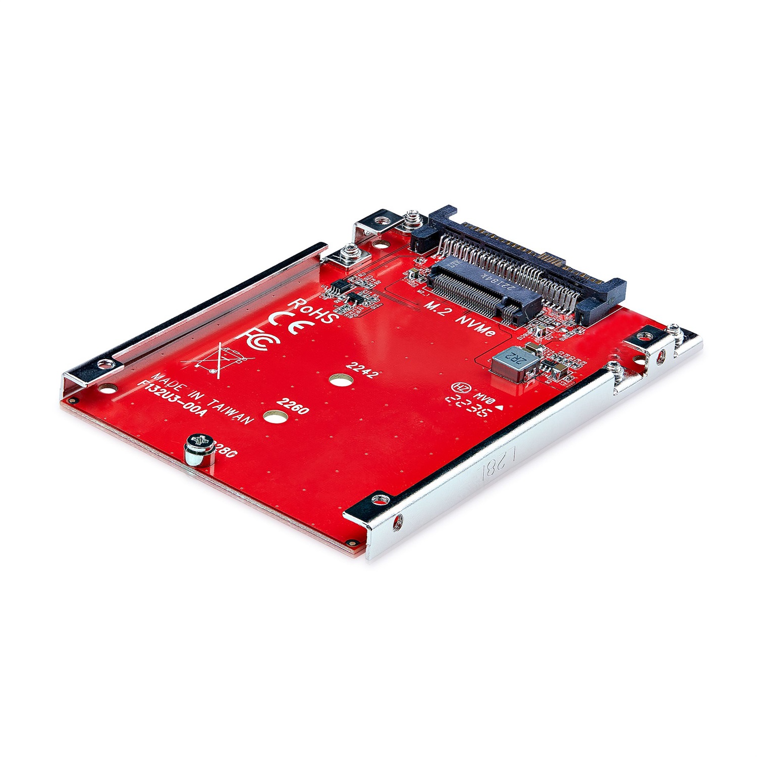 StarTech.com Adattatore SSD M.2 a U.3 - Compatibile con Unità M.2 PCIe NVMe, Adattatore/Convertitore Host PCIe M.2 a U.3 da 2,5