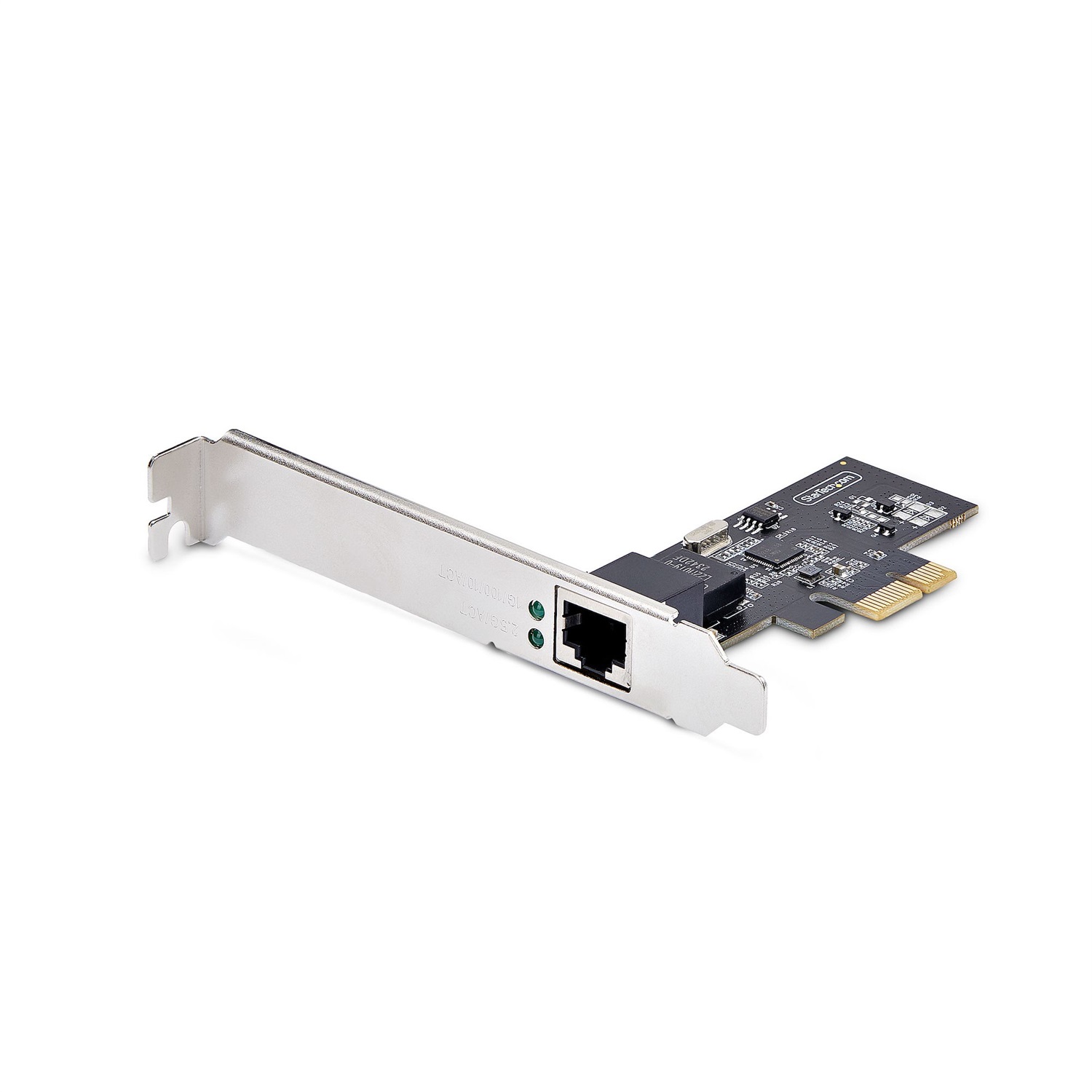 StarTech.com Scheda di Rete PCIe a 1 porta 2,5 Gbps NBASE-T, Intel® I225-V, NIC Ethernet MultiGigabit per computer e server, Cablato, PCI Express, Nero
