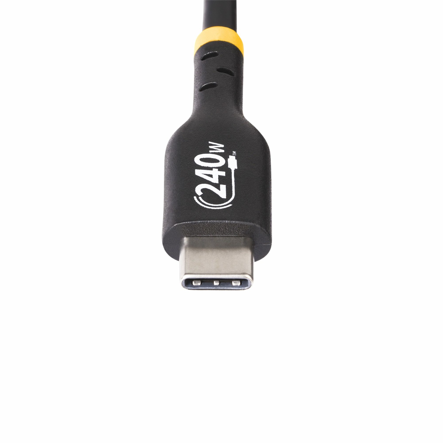 StarTech.com Cavo di Ricarica USB-C da 1m, Certificato USB-IF, 240W PD EPR, Trasferimento Dati USB 2.0, Rivestimento in TPE, Nero
