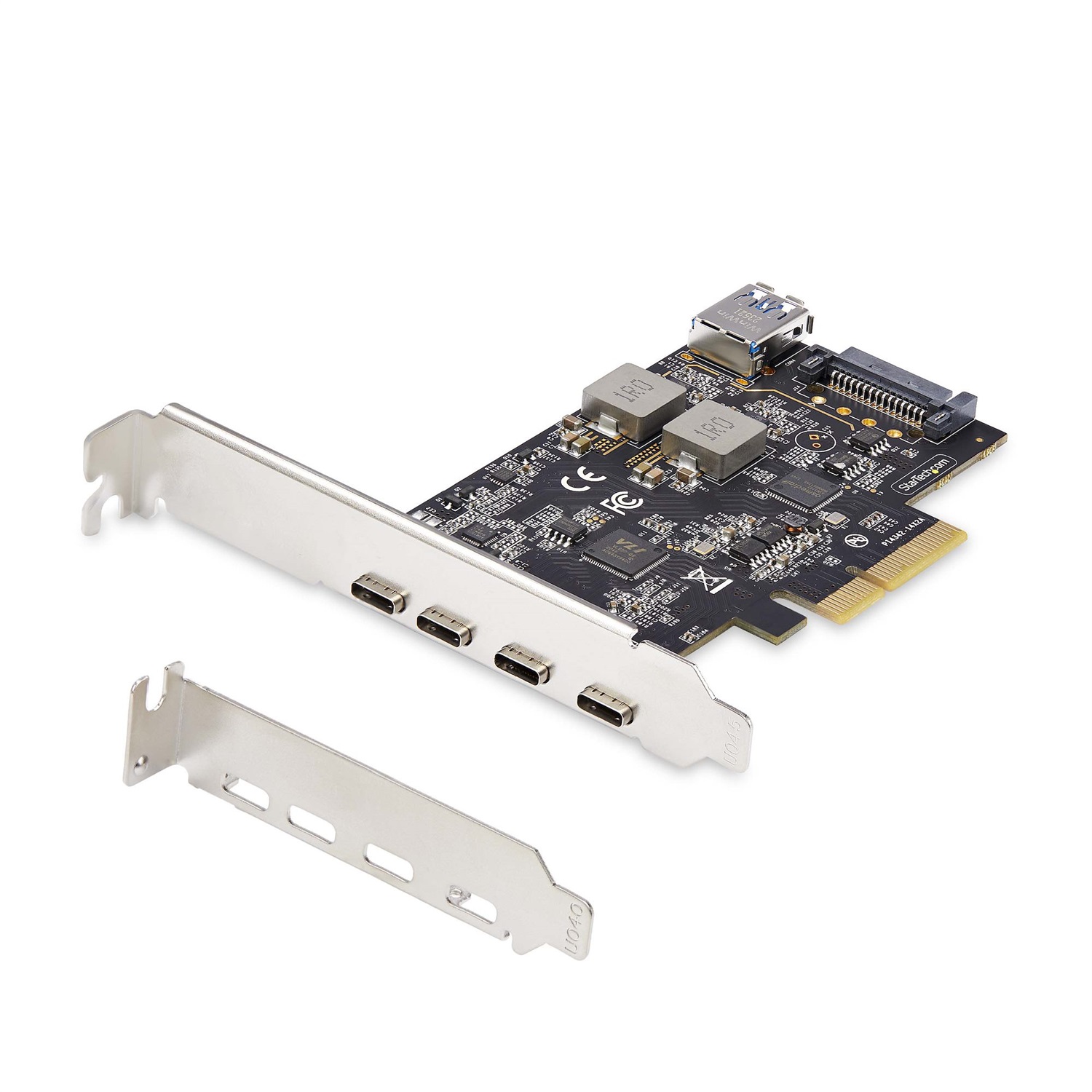 StarTech.com Scheda di Espansione PCIe USB a 5 porte, USB 3.2 10Gbps, 4x USB-C, 1x USB-A interna, scheda controller PCIe USB