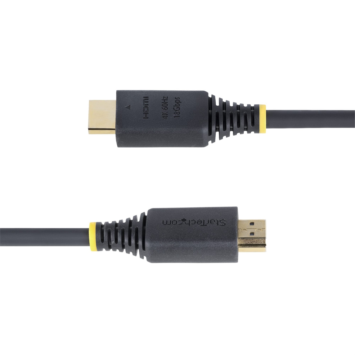 StarTech.com Cavo HDMI ad alta velocità certificato Premium da 50cm, 4K 60Hz/1440p 144Hz, HDR10, HDCP 2.2, ARC, 18Gbps, cavo UHD HDMI 2.0 con rivestimento in TPE