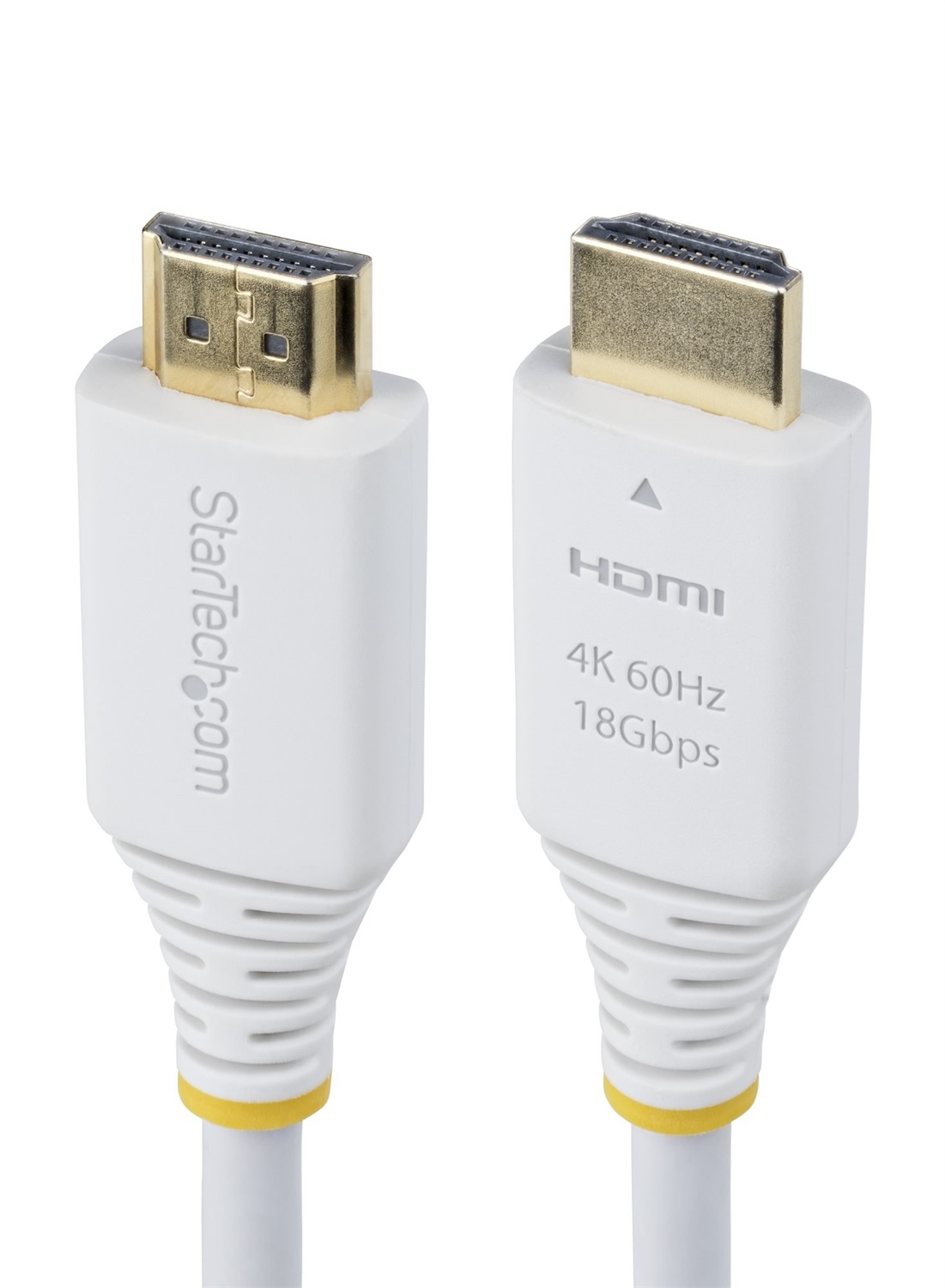 StarTech.com Cavo HDMI Premium Certificato Alta Velocità da 3m, 4K 60Hz / 1440p 144Hz, HDR10 / HDCP 2.2 / ARC, 18 Gbps, UHD HDMI 2.0 per TV / Monitor / Display, Rivestimento in TPE, Bianco