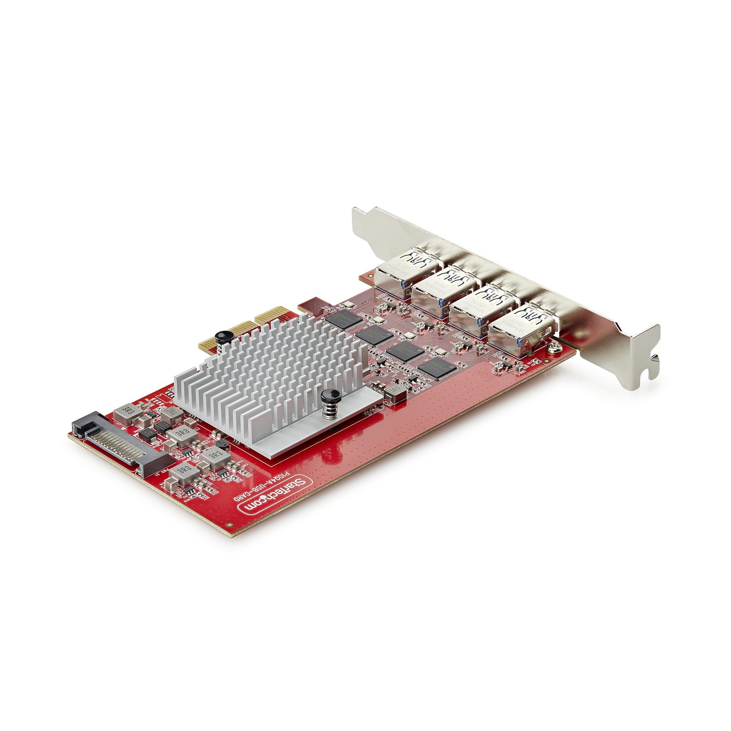 StarTech Scheda PCIe USB-A a 4 porte - USB 3.2 10 Gbps, 4 controller indipendenti, compatibile con Windows/Linux/macOS