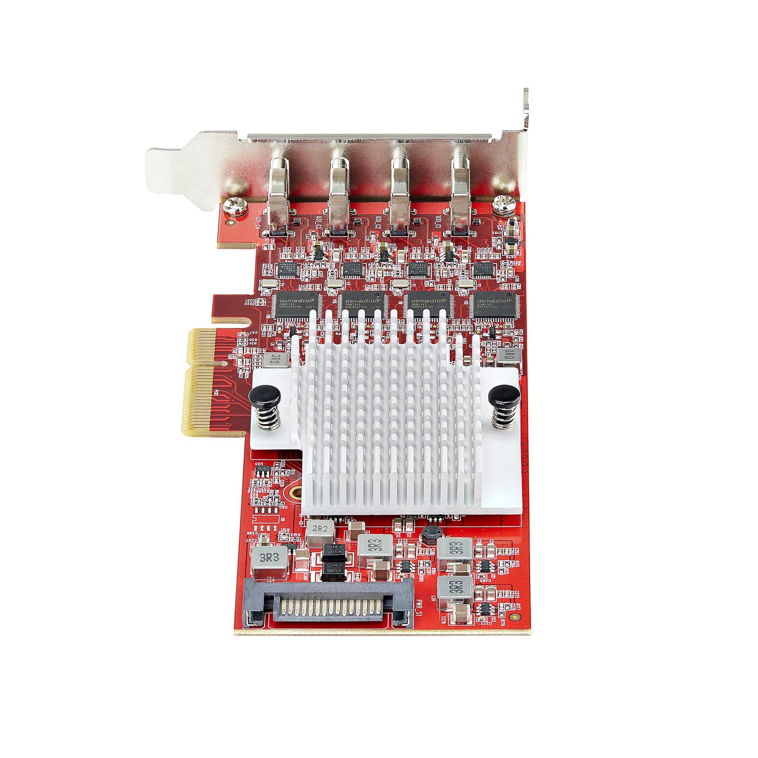 StarTech.com Scheda PCIe USB-C a 4 Porte, USB 3.2 10Gbps, Scheda di Espansione PCI Express Type-C con 4 Controller USB Indipendenti, Compatibile con Windows/Linux/macOS, TAA