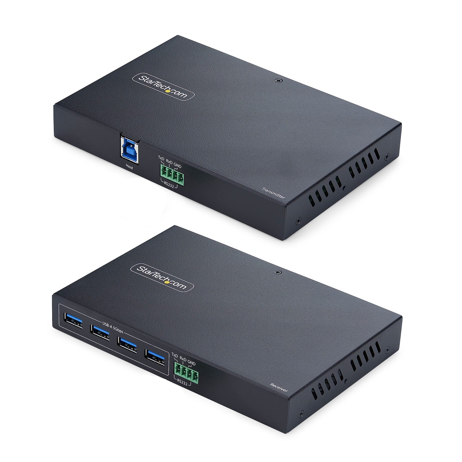 StarTech.com Extender USB 3.0 a 4 Porte su Ethernet fino a 100 m - Hub 4x USB-A 5Gbps, compatibile con cavi RJ45 Cat6a/Cat7/Cat8