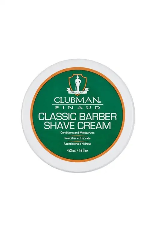 Clubman Pinaud Crema da Barba Uomo 450 ml - Idratante, Levigante, Emolliente, Formula Extra Ricca