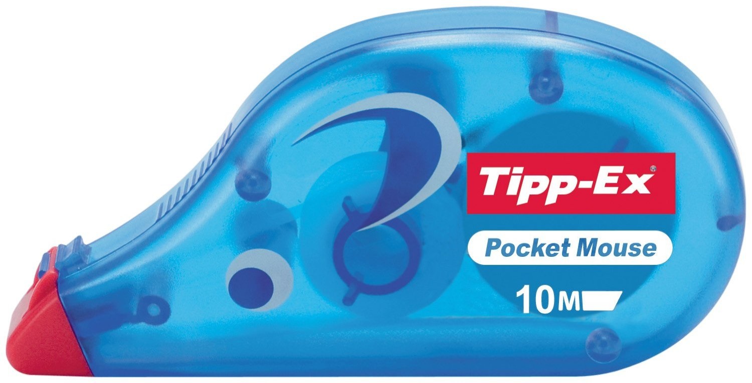 Tipp-Ex Correttore a Nastro Pocket Mouse 4,2 mm x 10 m - Facile Erogazione Frontale
