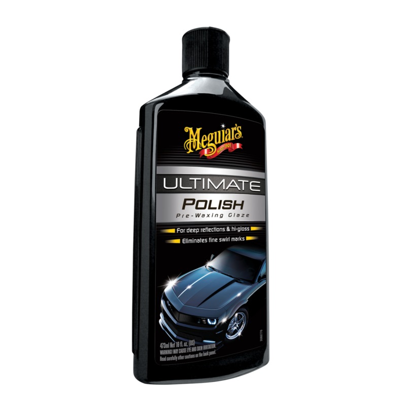 Meguiar's G19216EU Ultimate Polish - Polish Riparatore e Lucidante per Auto, 473 ml, Dona Lucentezza e Riflessi Brillanti