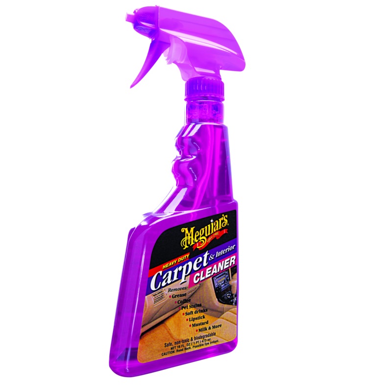 Meguiar's Pulitore per Tappeti ed Interni - Spray Detergente Rimuovi Macchie e Odori, 473 ml