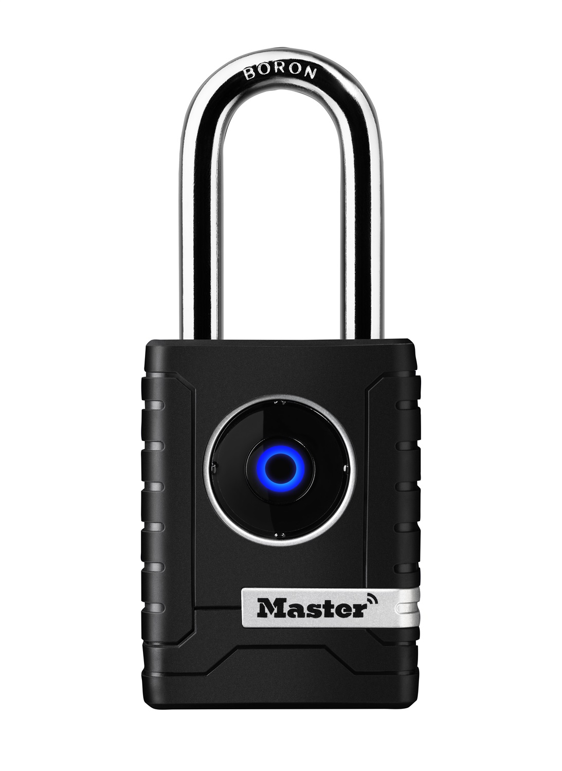 Master Lock 4401EURLHEC - Lucchetto Bluetooth Smart per Esterni con Arco Lungo e Crittografia Militare
