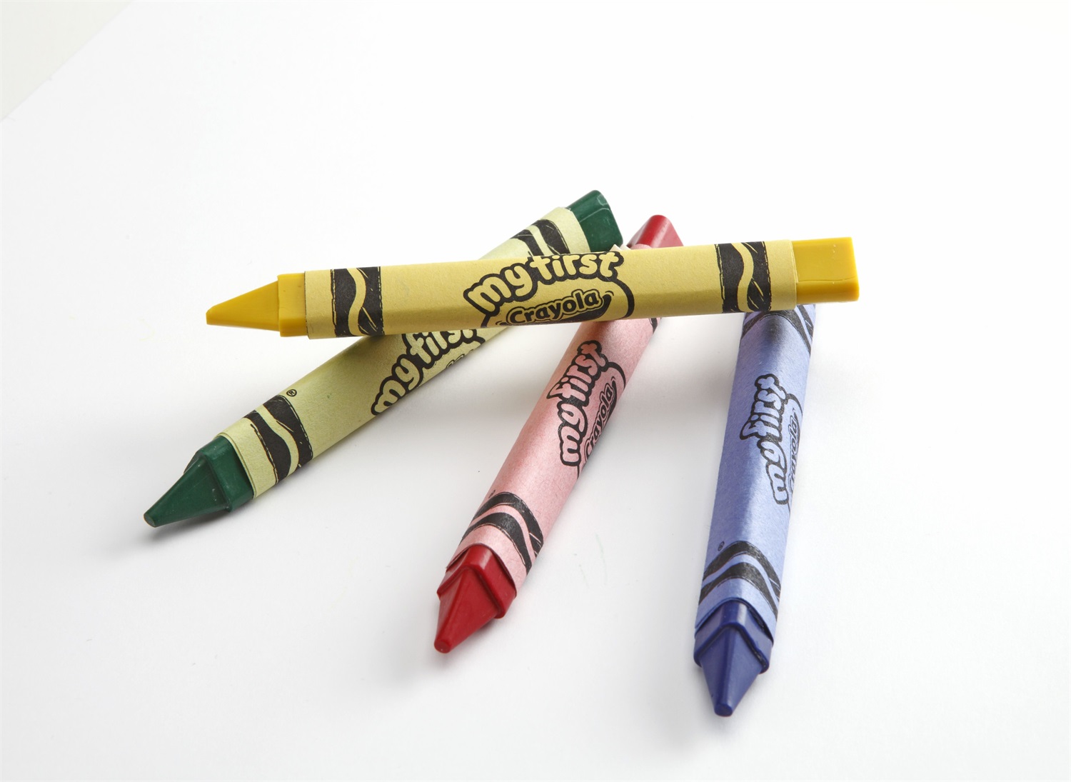 Crayola Mini Kids Pastelli a Cera Lavabili Triangolari 16 Colori Assortiti per Bambini da 12 Mesi