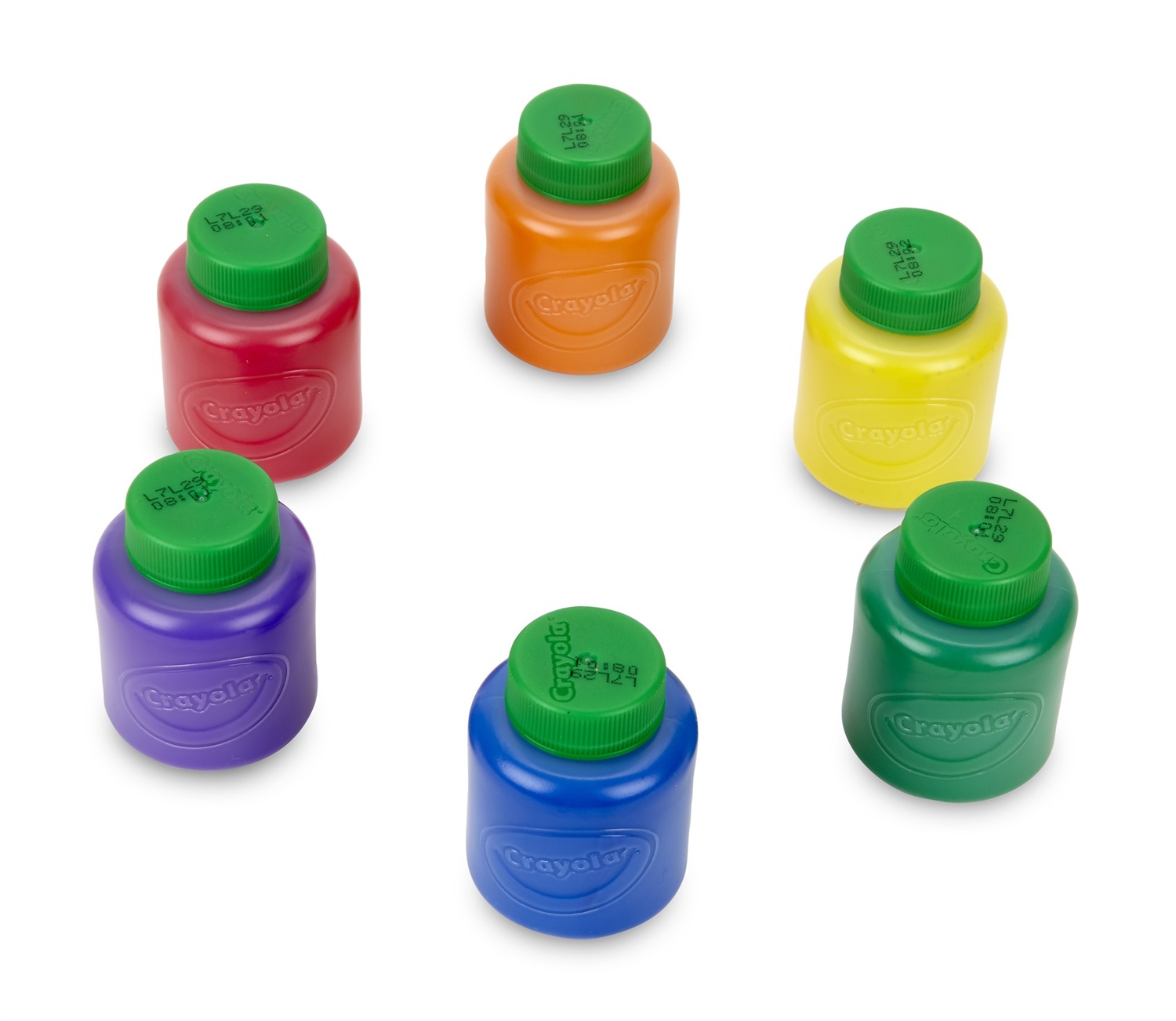 CRAYOLA Silly Scents - Tempere Profumate Lavabili, 6 Colori Assortiti, Flaconcini da 59 ml, Attività Creativa per Bambini