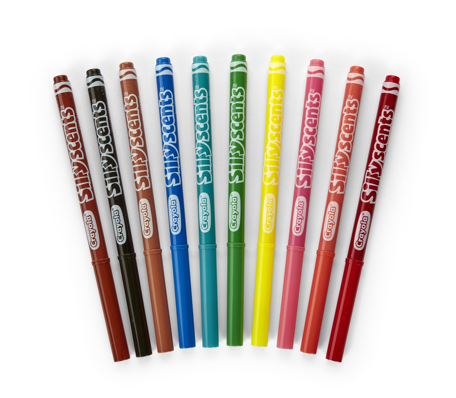 Crayola I Profumelli - Set di 10 Pennarelli Lavabili Profumati con Punta Media