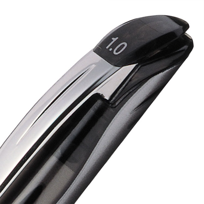 Pentel Energel XM BL60 Penna Roller Gel Nero 1,0 mm - Grip Ergonomico, Clip in Metallo, Ricaricabile