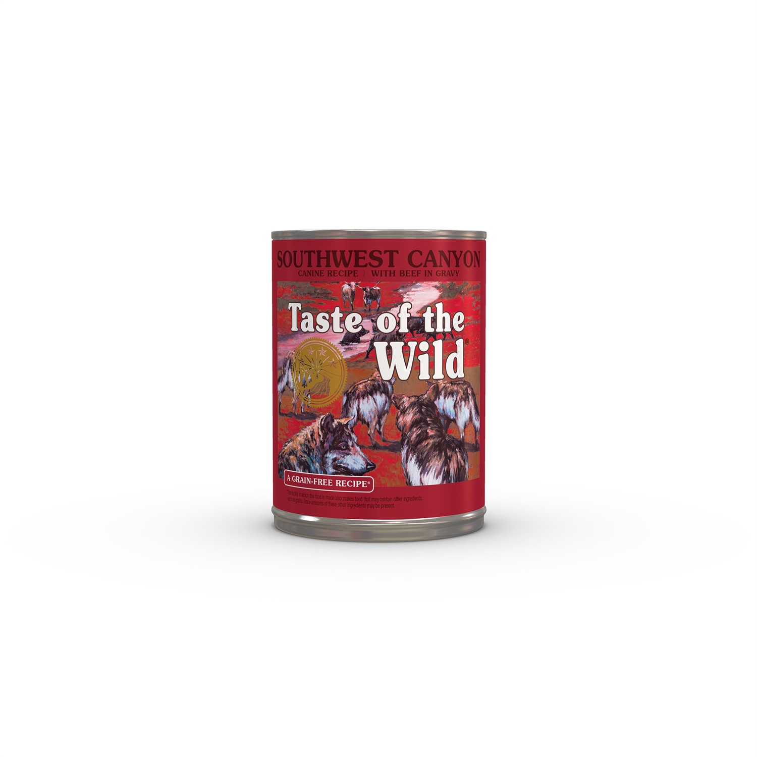 Taste of the Wild Southwest Canyon - Alimento Umido per Cani, 390 g, Senza Cereali, con Manzo, Agnello e Fegato, Adatto per Cani Allergici e con Digestione Sensibile
