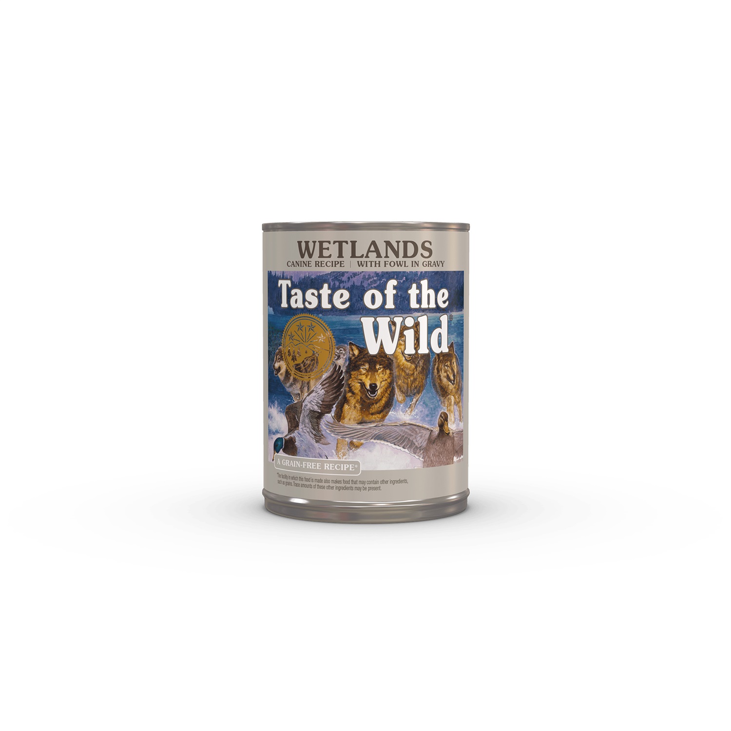 Taste of the Wild Wetlands - Alimento Umido per Cani con Pollo, Anatra e Uova, 390 g - Formula Senza Cereali, Ideale per Cani Allergici e con Digestione Sensibile