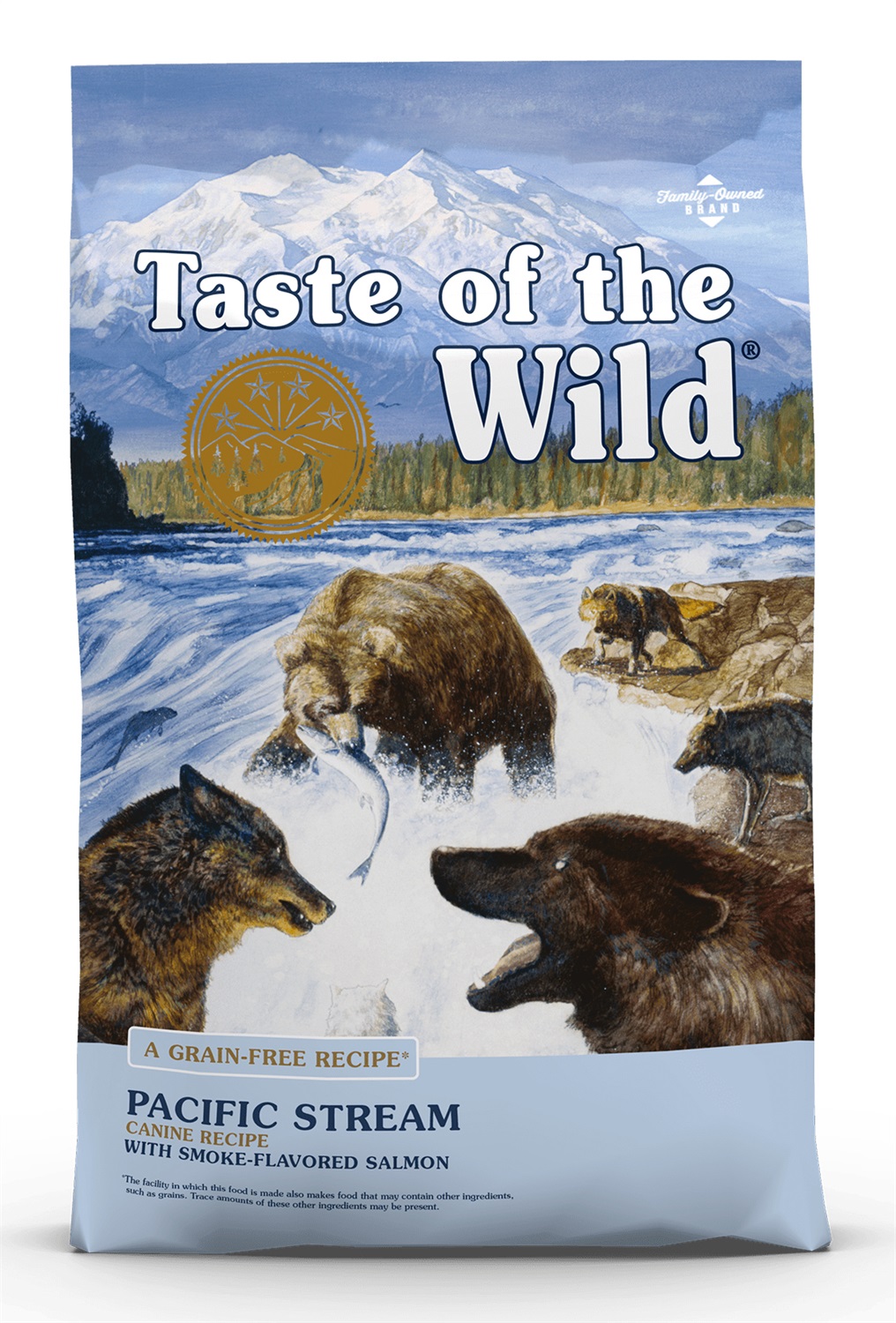 Taste of the Wild Pacific Stream 12,2 kg - Alimento secco per cani con salmone affumicato, senza cereali, ricco di proteine