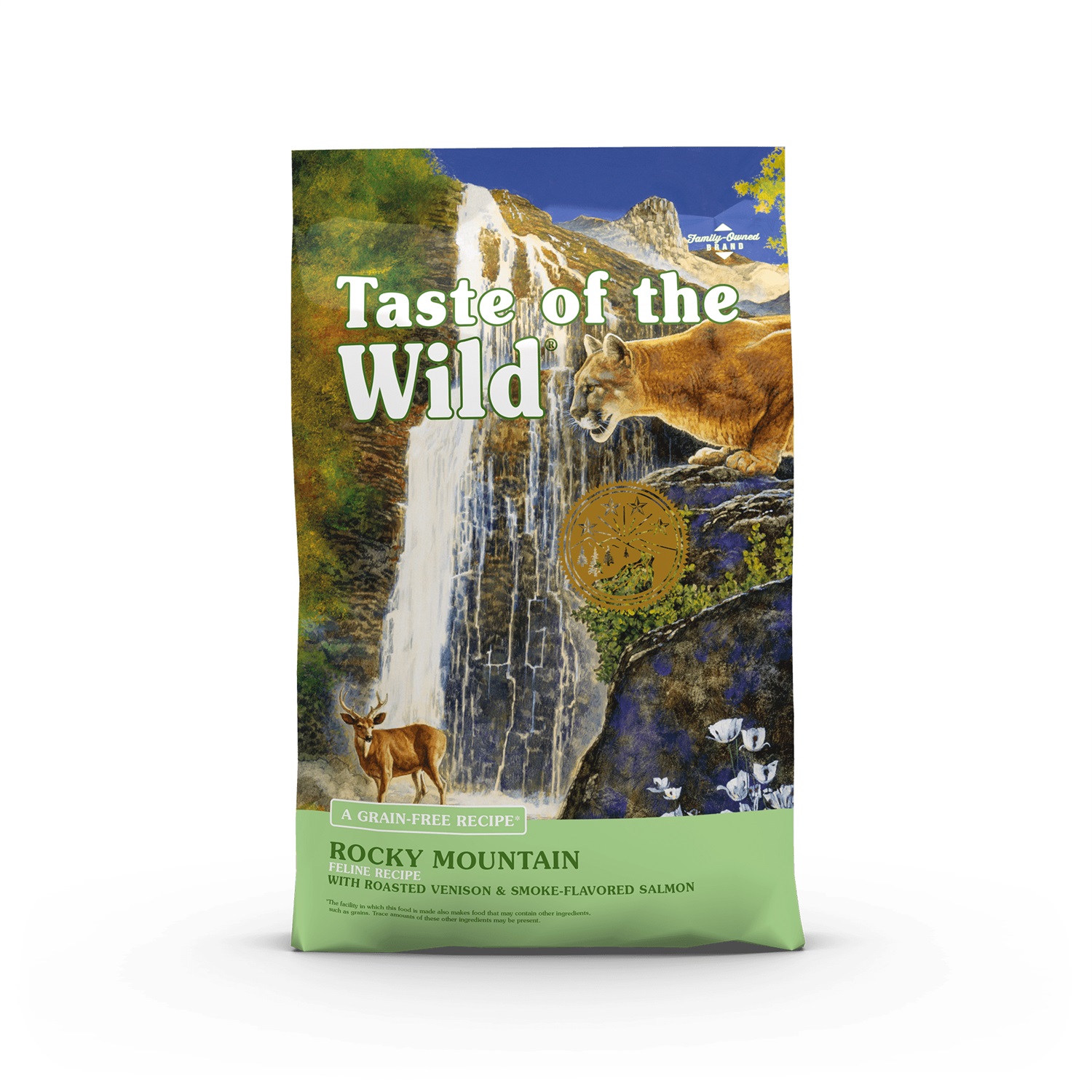 Taste of the Wild Rocky Mountain - Cibo secco per gatti 6,6 kg con Pollo, Cervo Arrosto, Salmone Affumicato, Piselli e Patate Dolci, Senza Cereali