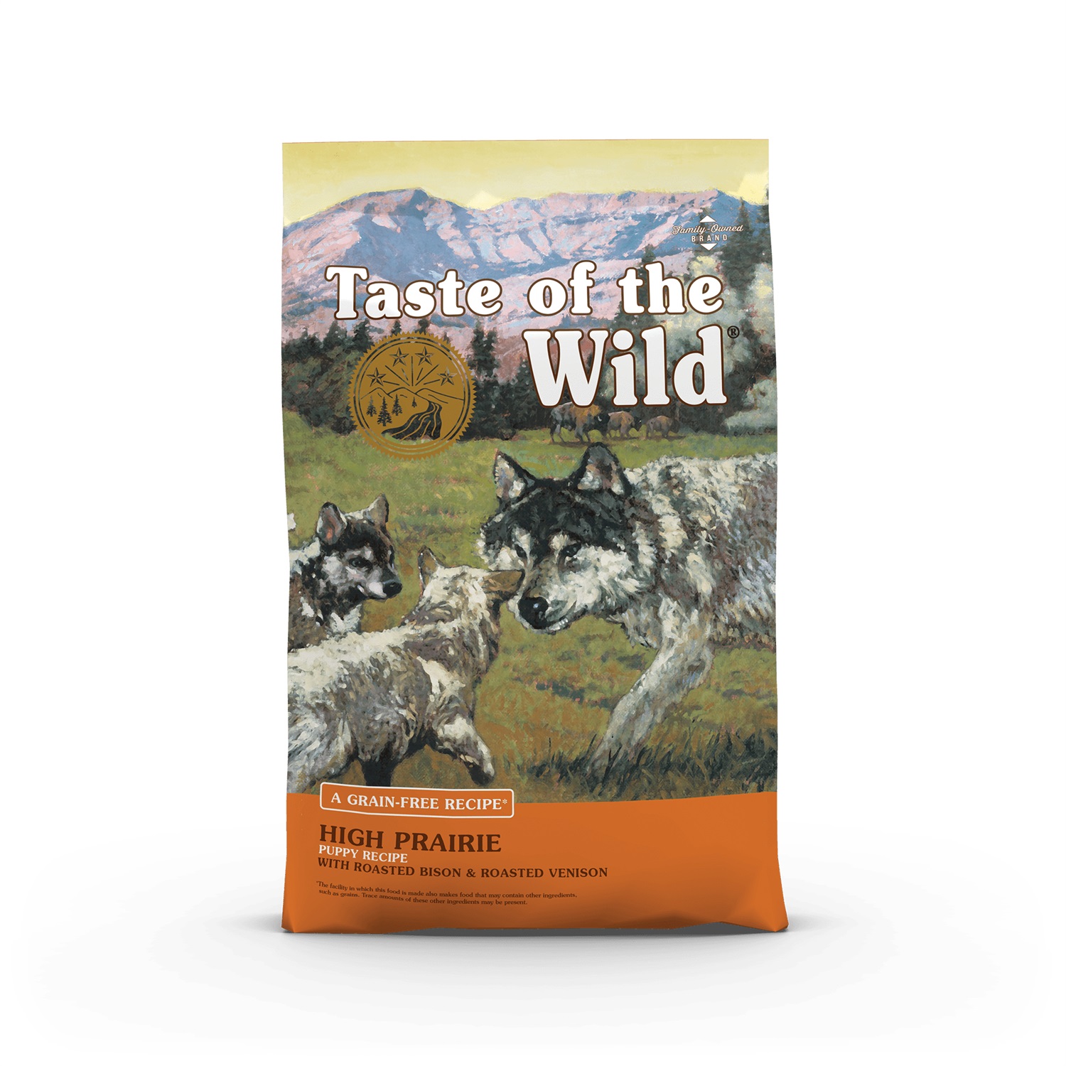 Taste of the Wild High Prairie Puppy 12,2 kg - Alimento secco senza cereali per cuccioli e cani adulti con bisonte, agnello, cervo e manzo
