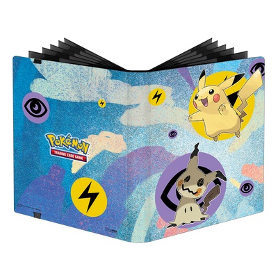 Ultra PRO 16112 Album di carte Pokémon Pikachu e Mimikyu - 9 tasche, 10 pagine, capacità fino a 90 carte