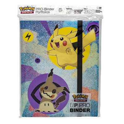 Ultra PRO 16112 Album di carte Pokémon Pikachu e Mimikyu - 9 tasche, 10 pagine, capacità fino a 90 carte